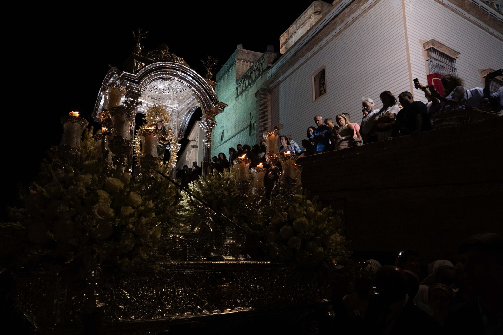 Imágenes del traslado de Nuestra Señora de la Cinta a la Parroquia Mayor de San Pedro