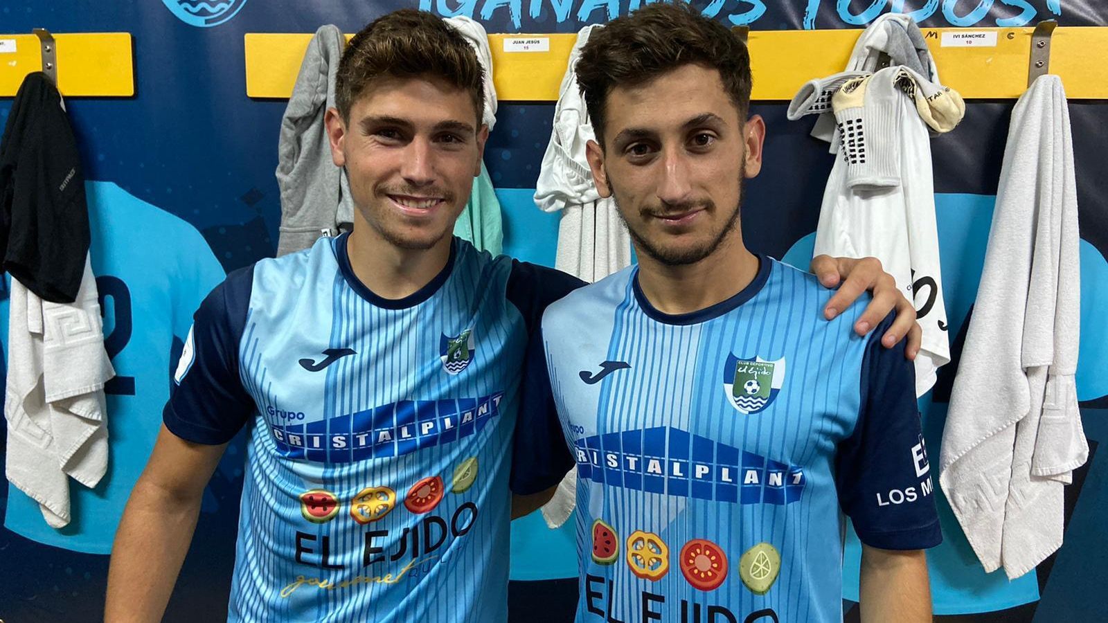 Juanje (derecha), junto a Alberto Fuentes, con el que volverá a coincidir en el Poli.