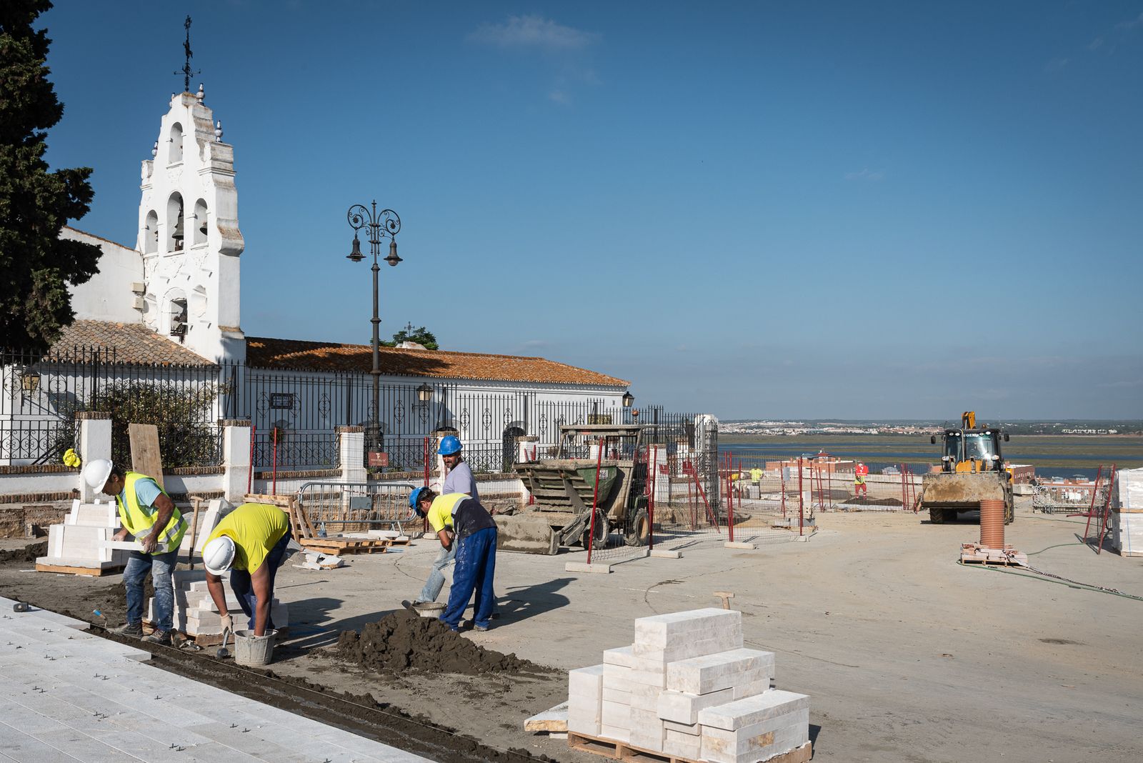 Imágenes de las principales obras públicas que se están llevando a cabo en Huelva