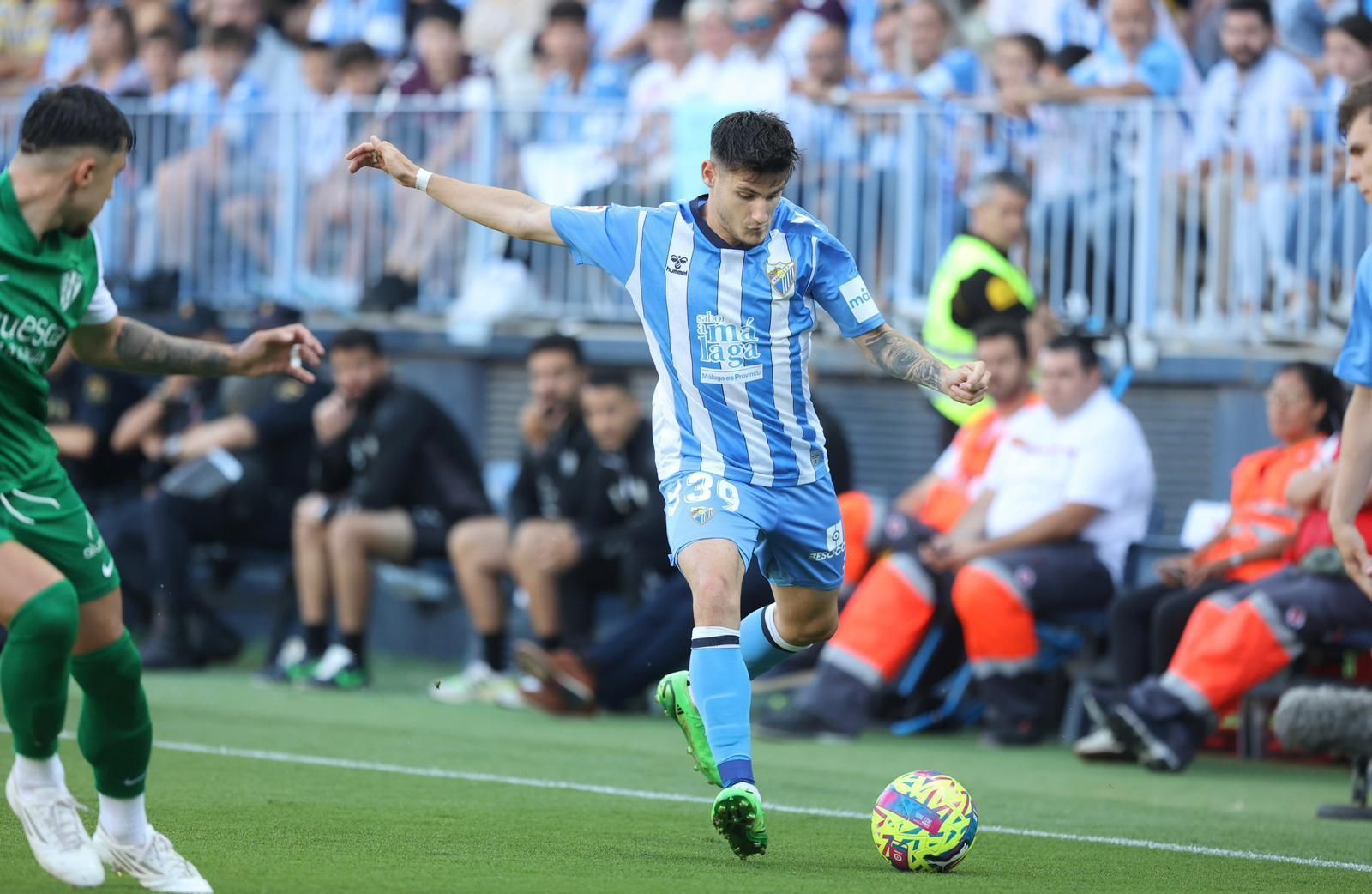 Las fotos del Málaga CF-Huesca