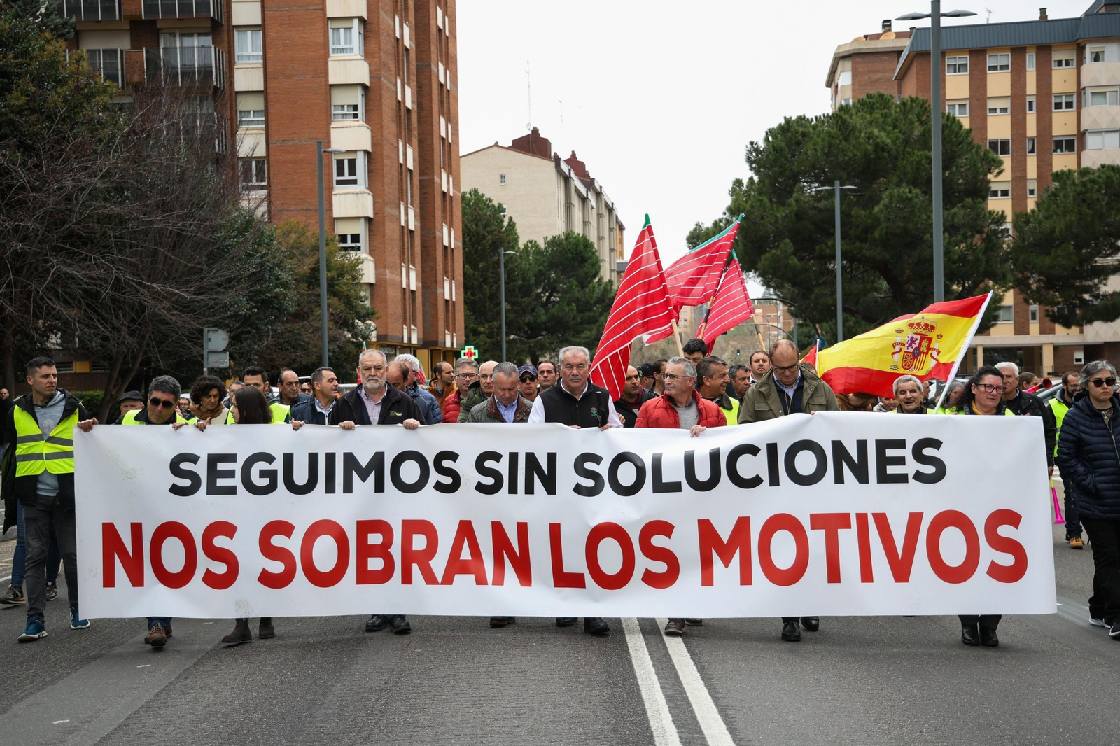 Manifestación de agricultores en Valladolid