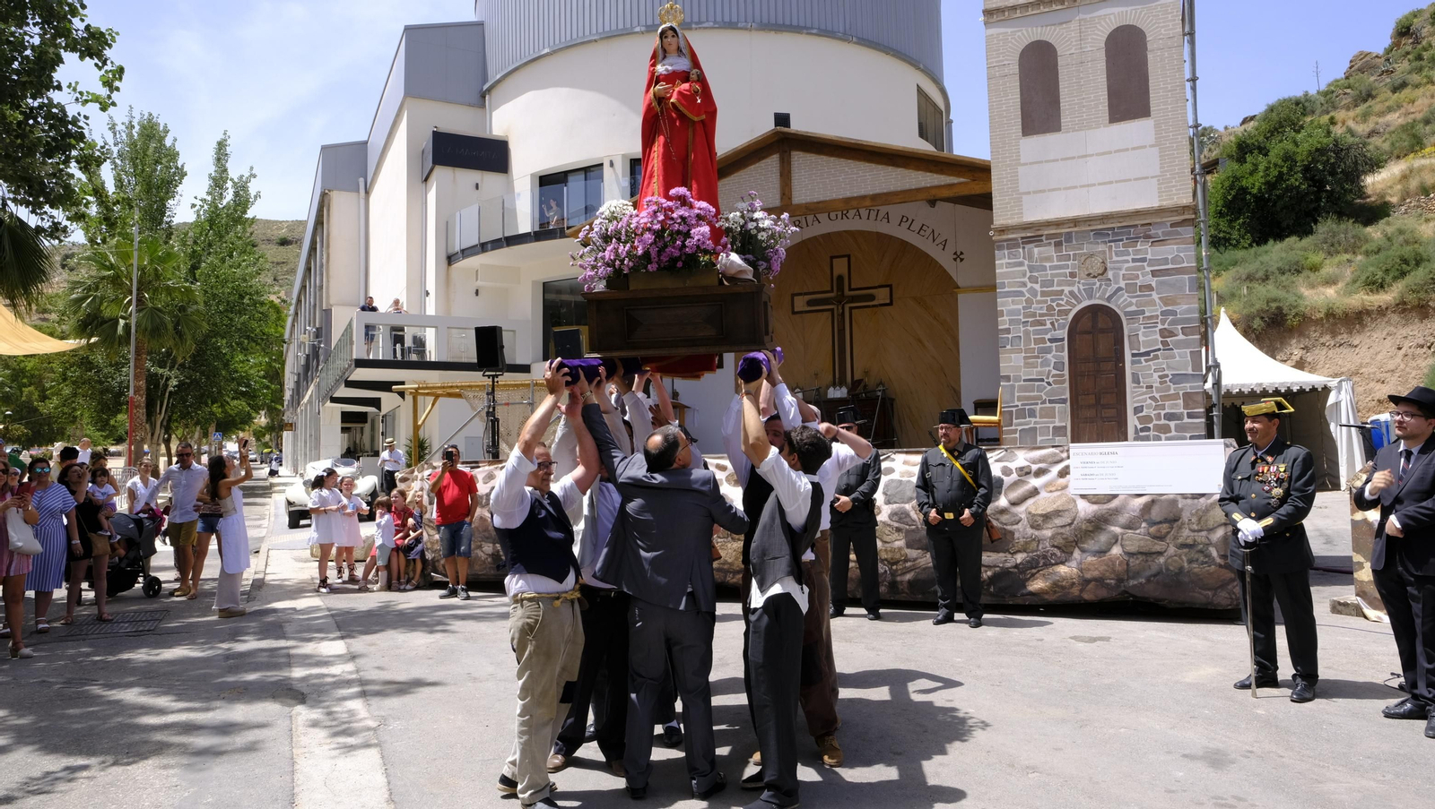 Imágenes de la Recreación Histórica Canteros y Caciques, en Macael