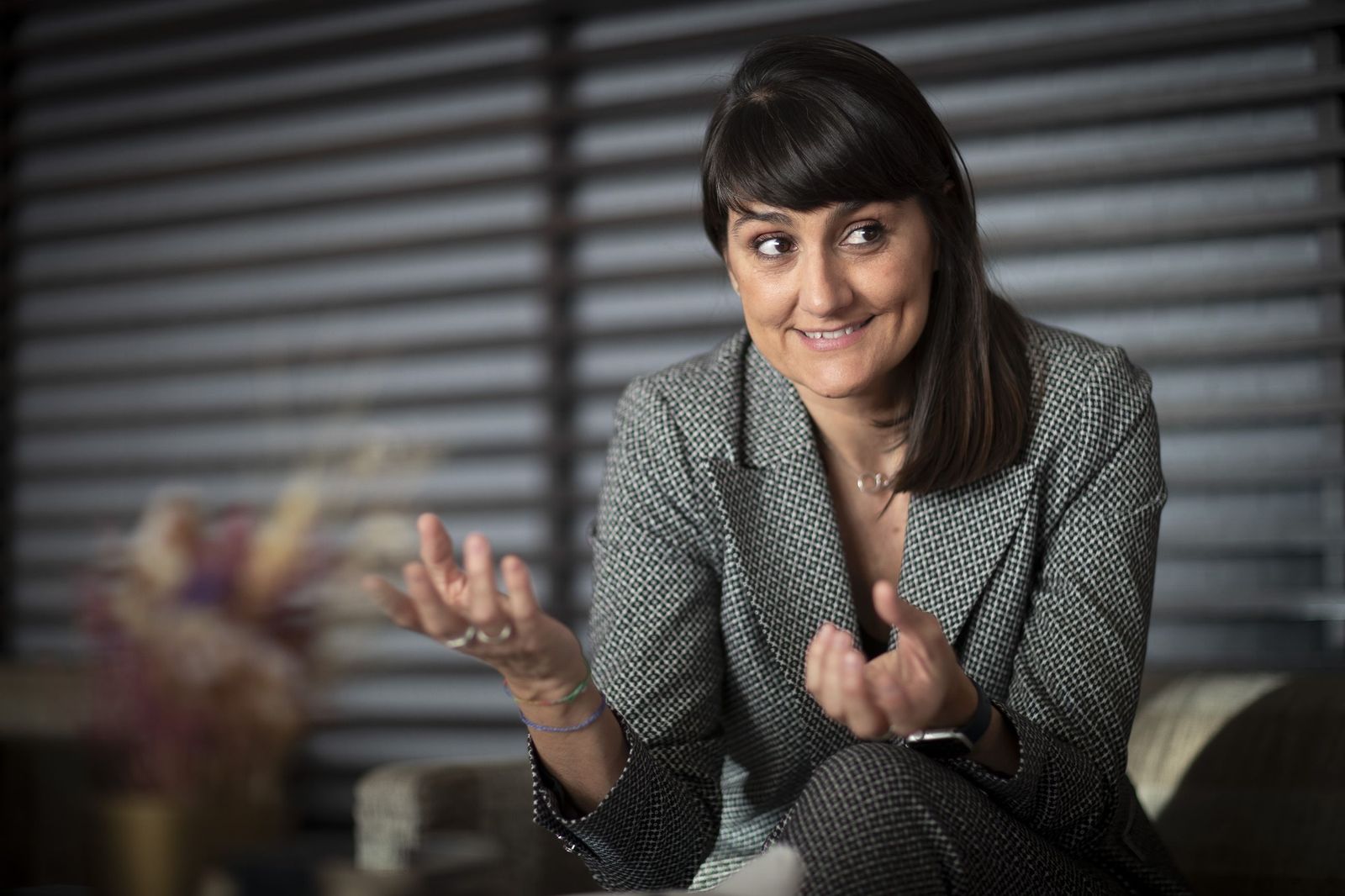 La secretaria de Estado, durante la entrevista que concedió a Granada Hoy.