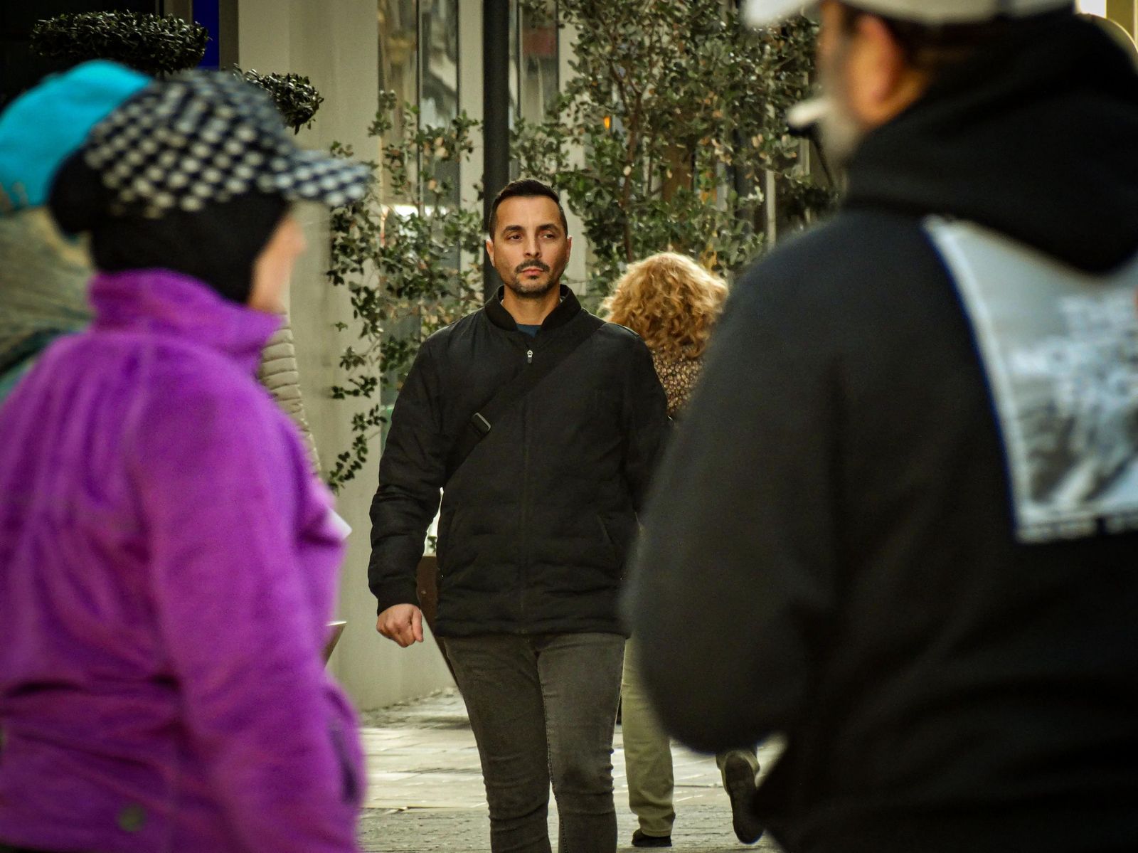 Ambiente en las calles del centro, en fotos
