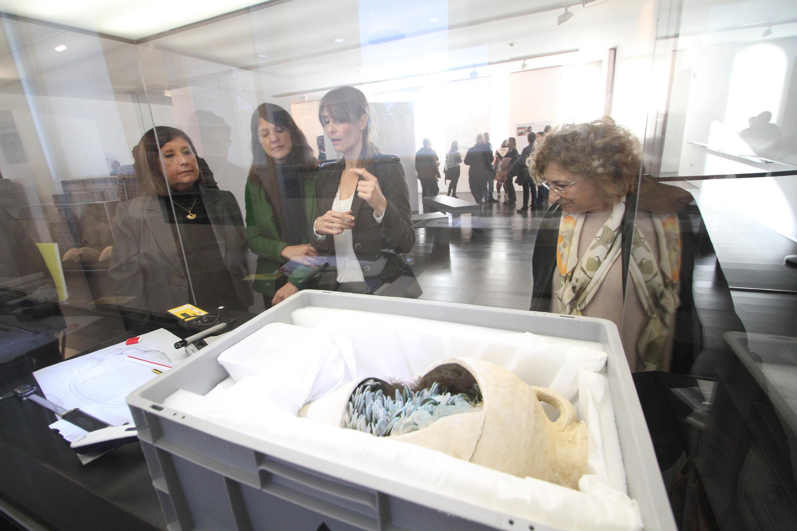 La exposición de tesoro romano de Tomares