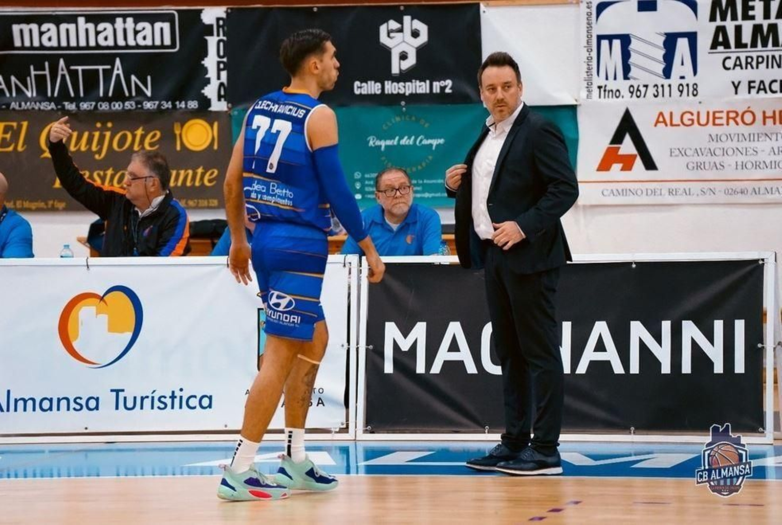 Luis Fernando Ortiz 'Sama', entrenador del CB Alamnsa