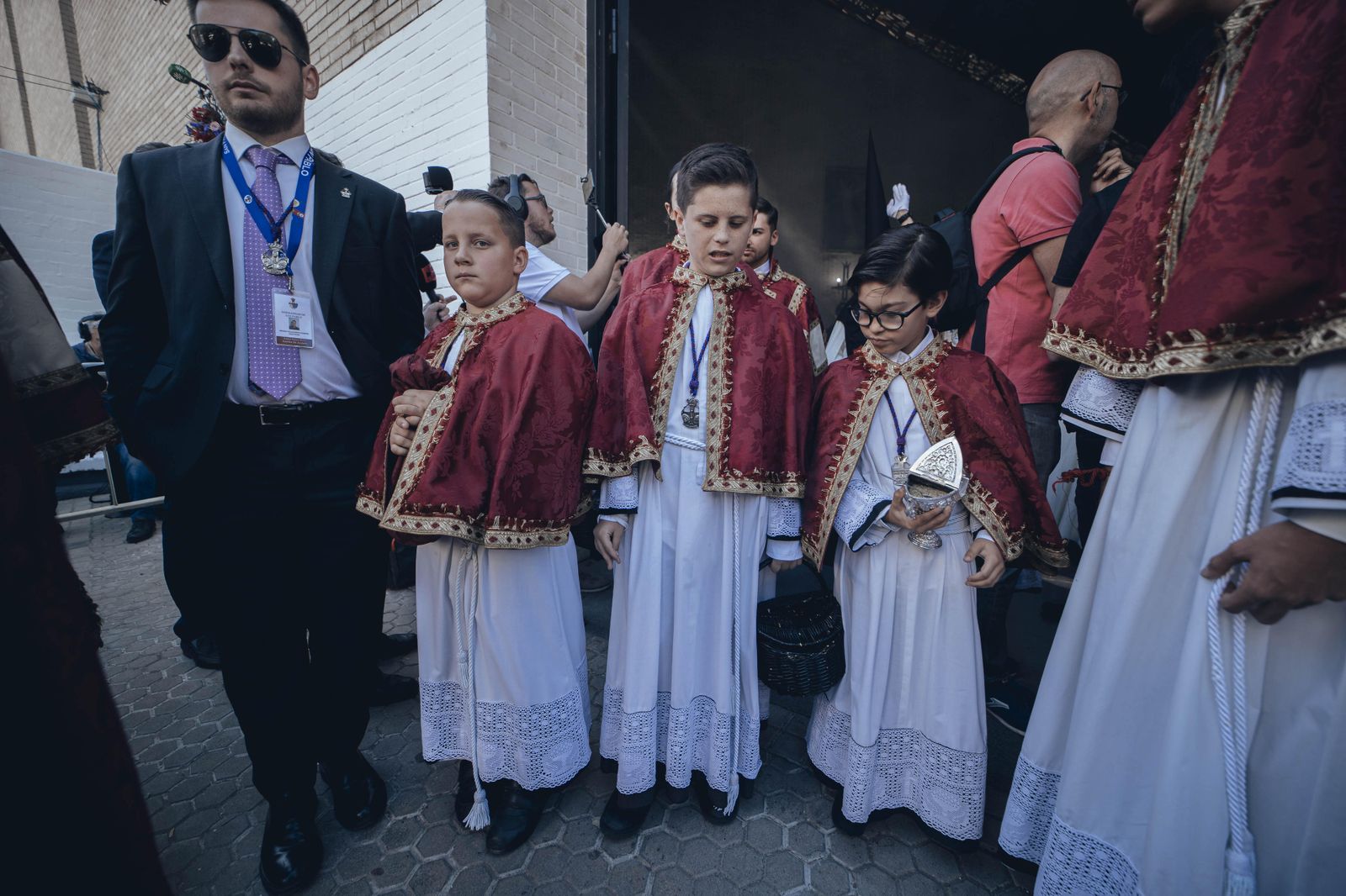 La salida de la Hermandad de San Pablo en la Semana Santa de Sevilla 2023