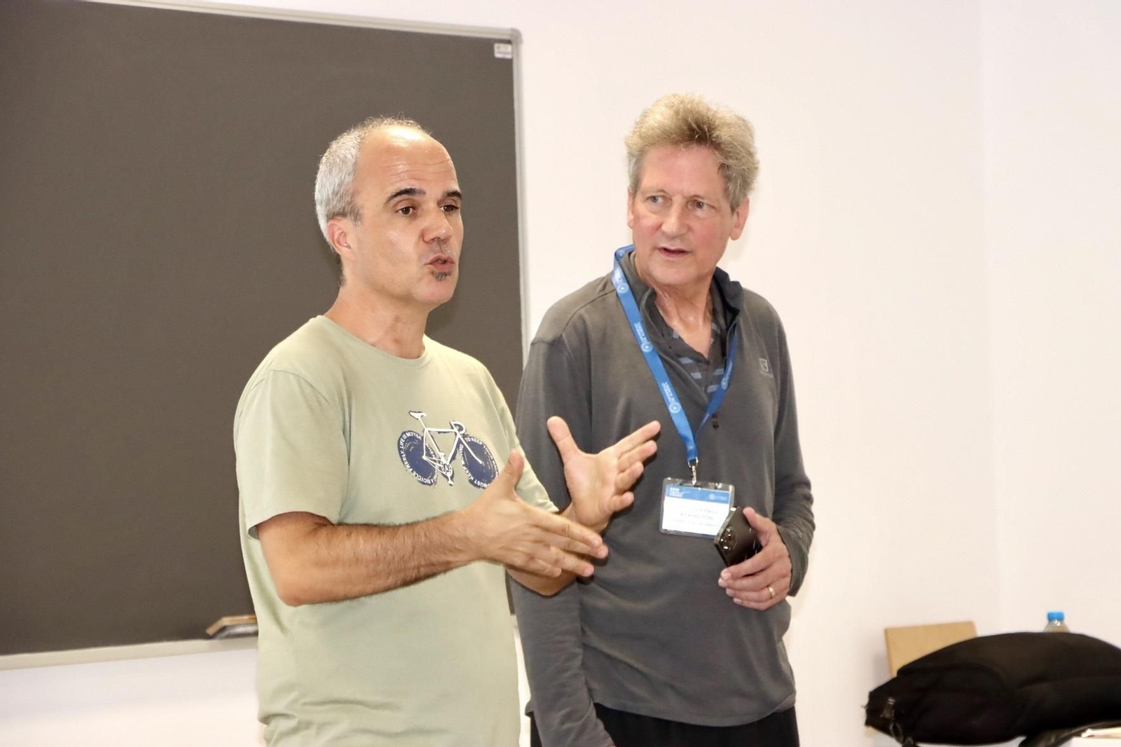 Bradley Ethington, profesor de Dirección de la Universidad de Syracuse y Juan José Navarro.
