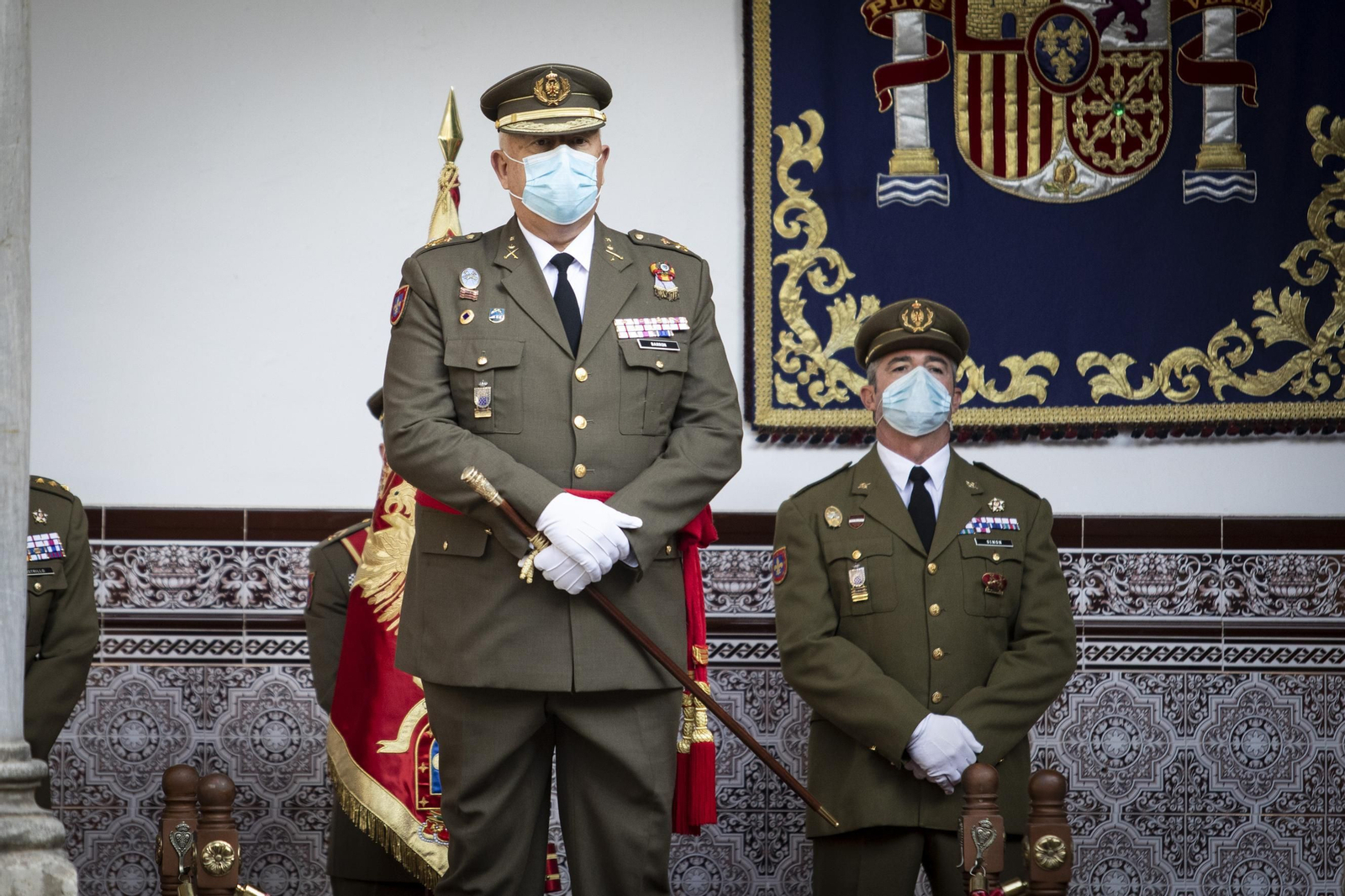 Fotos: la fiesta nacional se celebra en el Madoc de Granada con el izado de la bandera