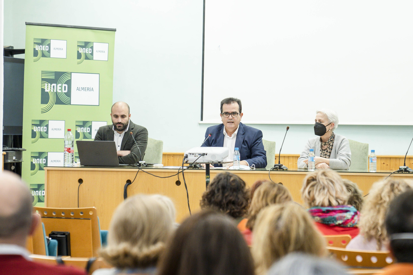 El diputado de Recursos Humanos durante la inauguración de la jornada.