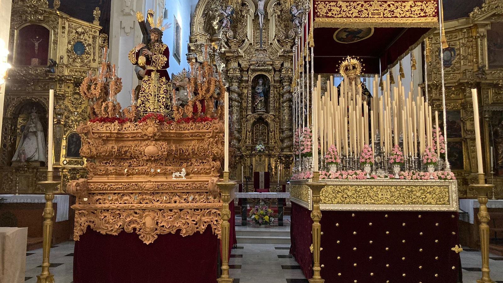 Pasos de la hermandad del Buen Suceso.