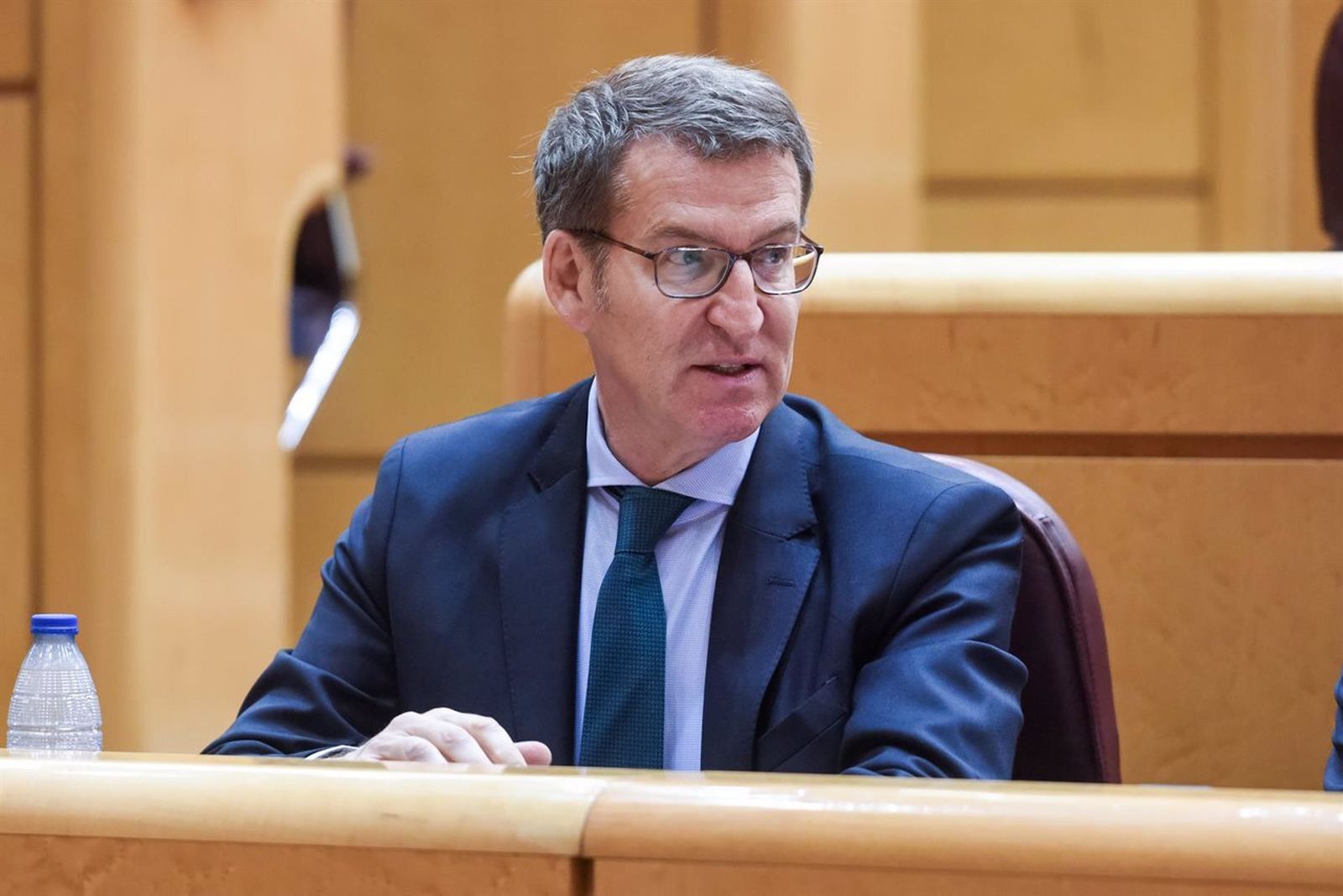 Alberto Núñez Feijóo, en el Senado.