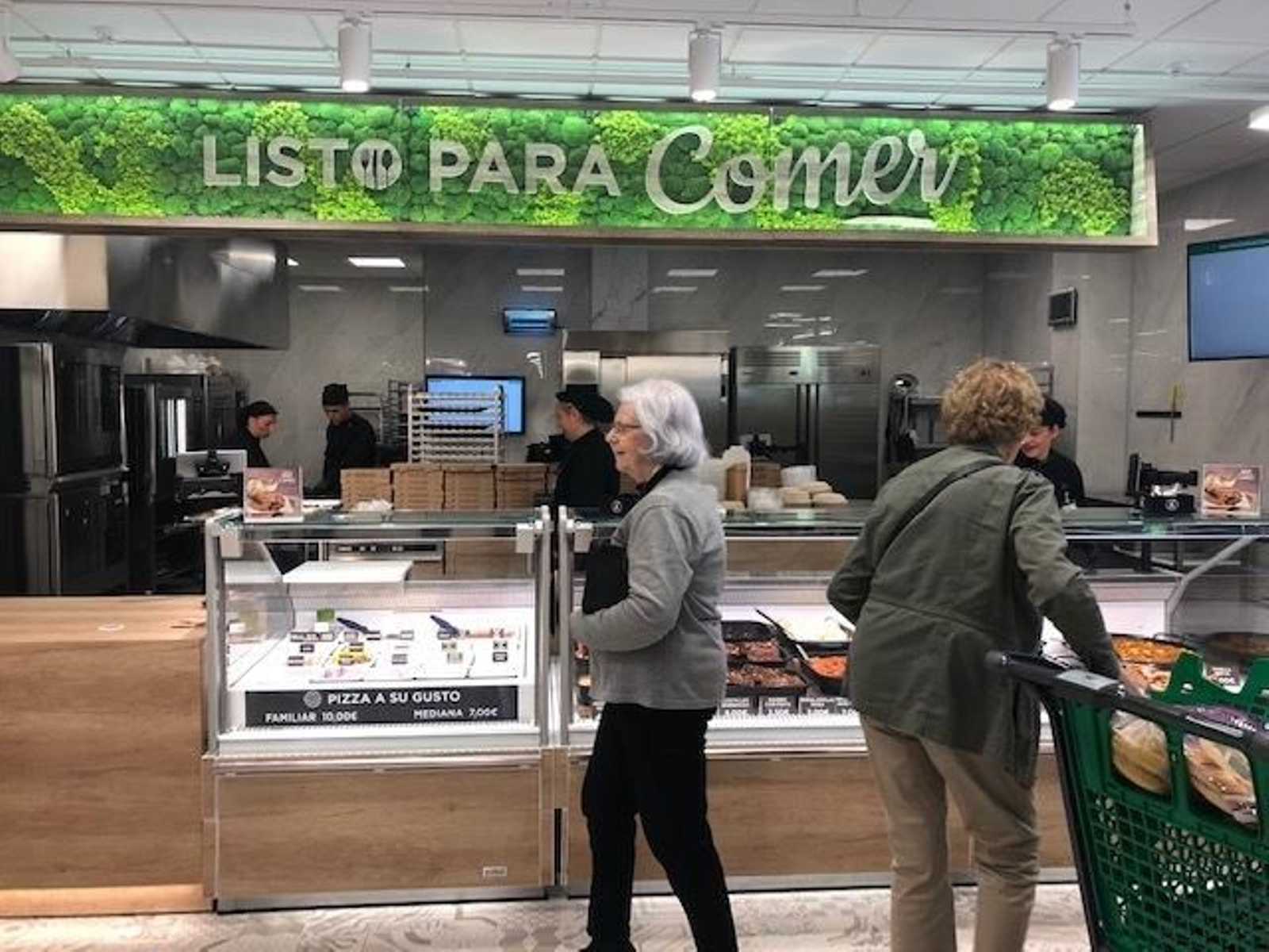 El área de 'Listo para comer' en una tienda de Mercadona en Andalucía.