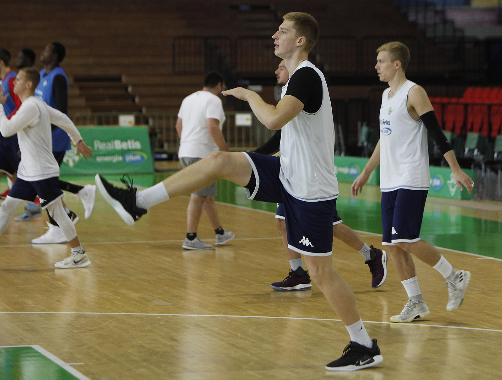 Malmanis se ejercita en San Pablo en un entrenamiento de esta temporada.