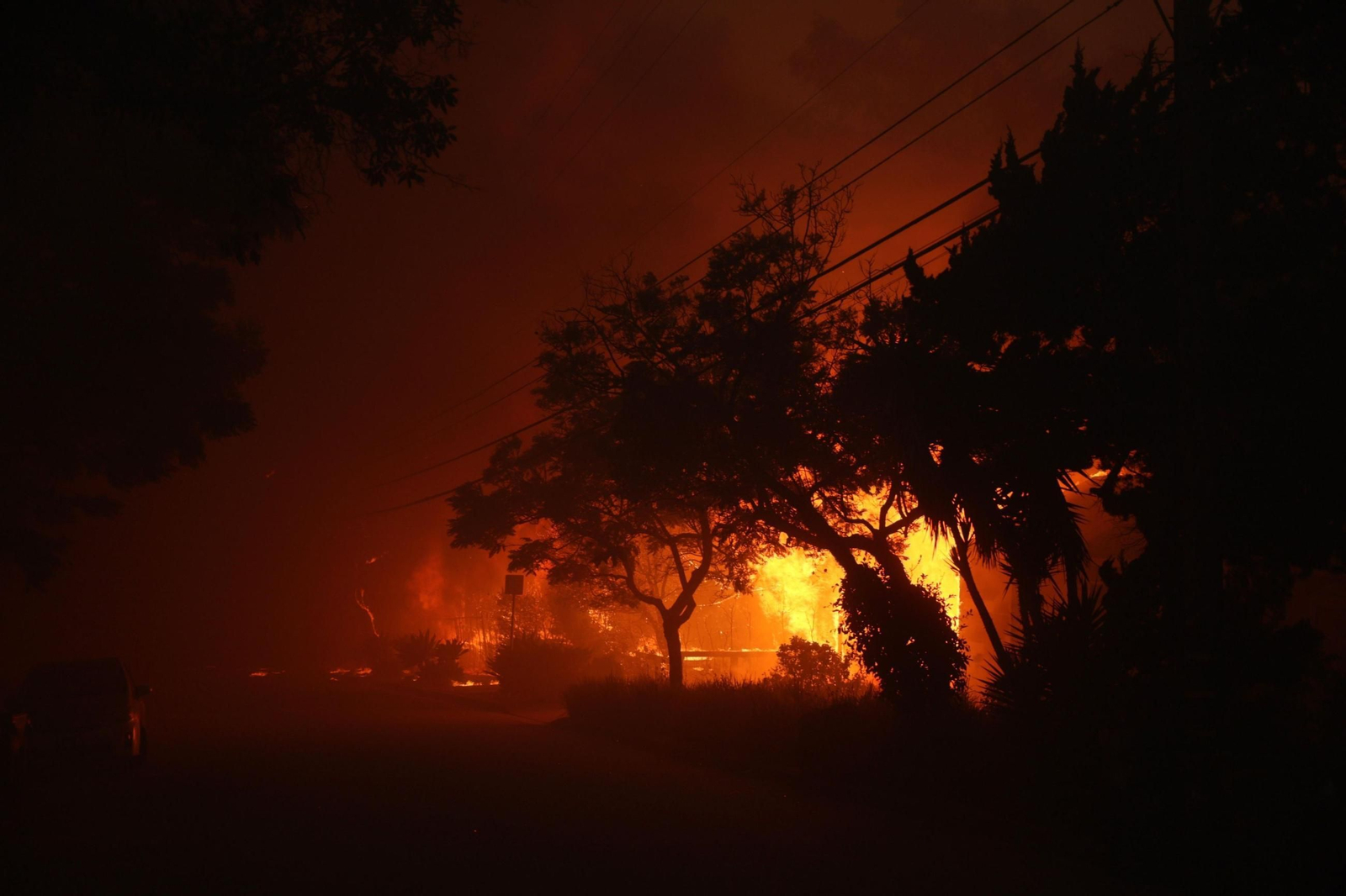 Las impactantes imágenes de los incendios de California