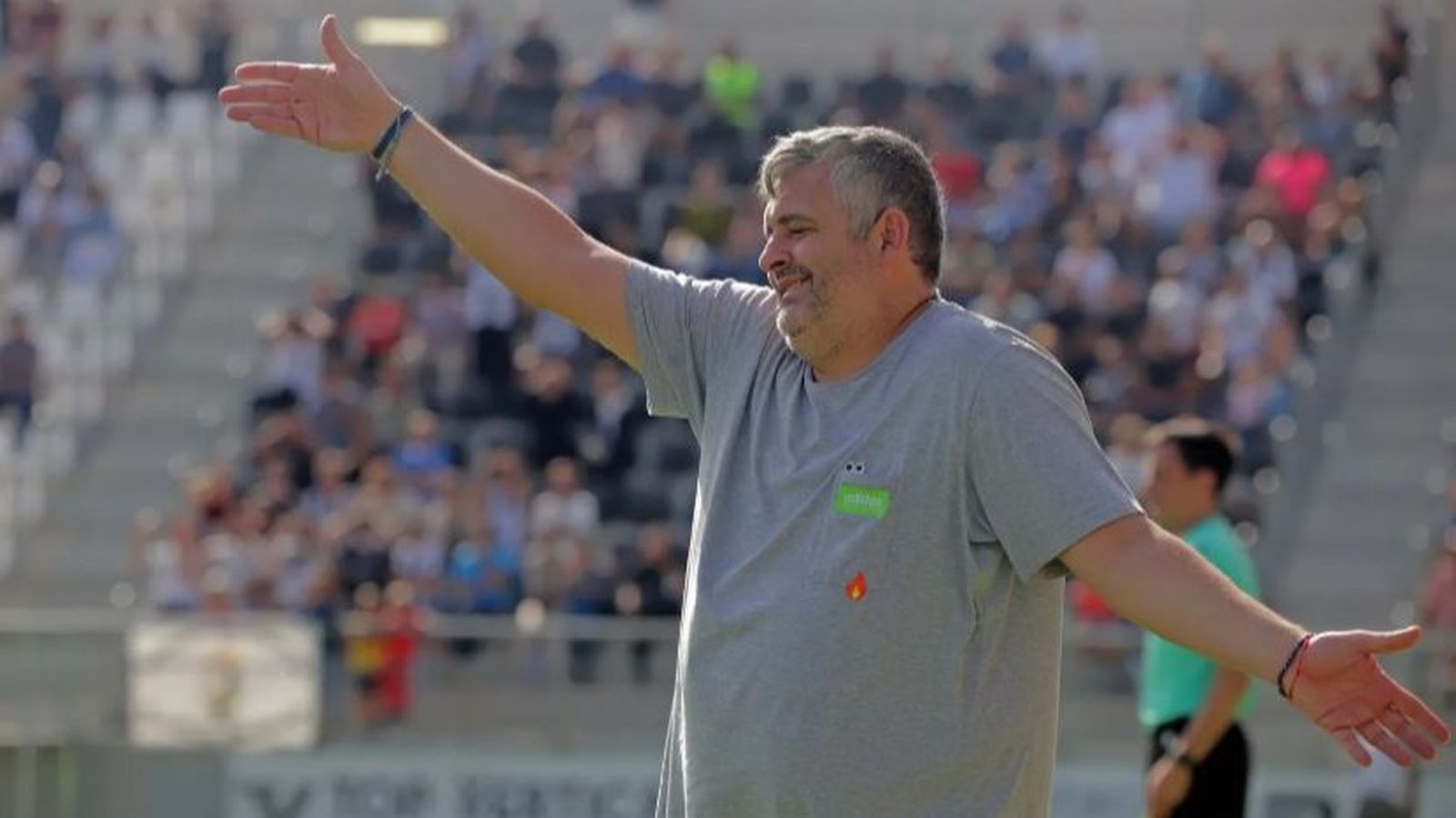 Alberto Fernández, con el Pozoblanco en el Ciudad de La Línea