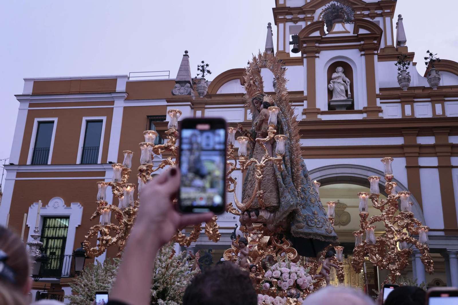 Las imágenes de la procesión de la Virgen del Rosario