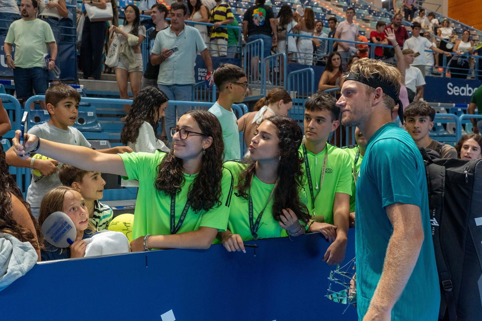 Imágenes de la final masculina de la Copa del Rey de tenis entre Daniil Medvedev y Alejandro Davidovich