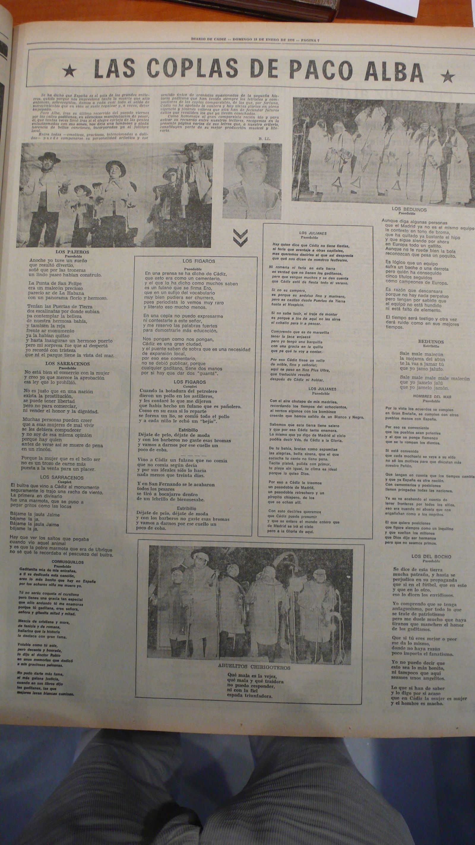 Publicado el domingo 18 de enero de 1976