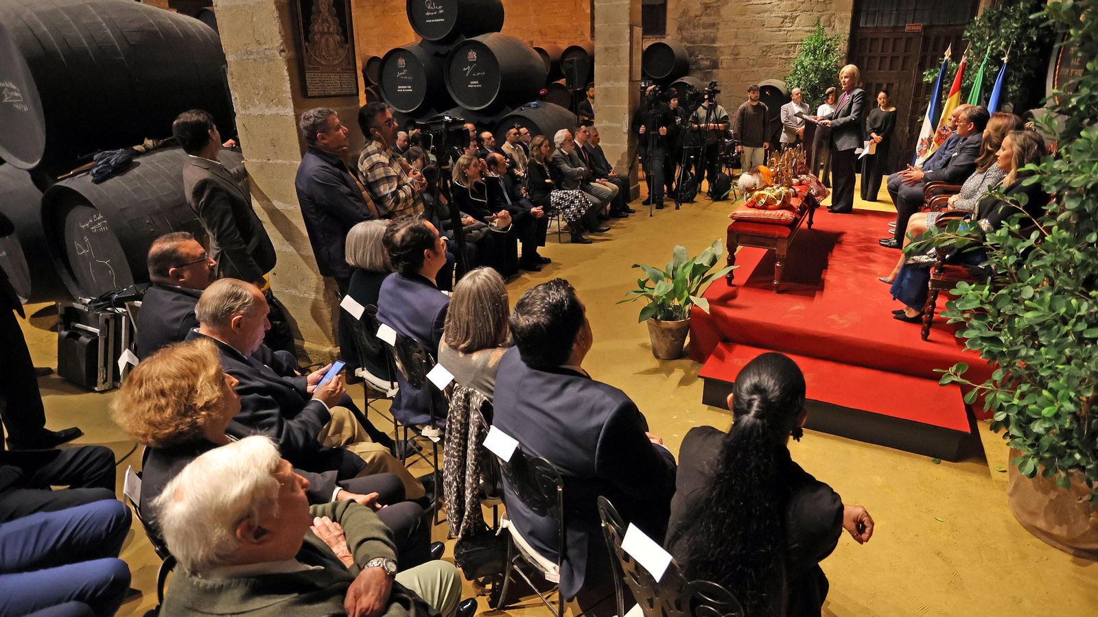 Presentación de los Reyes Magos 2024 de Jerez en Bodegas González Byass