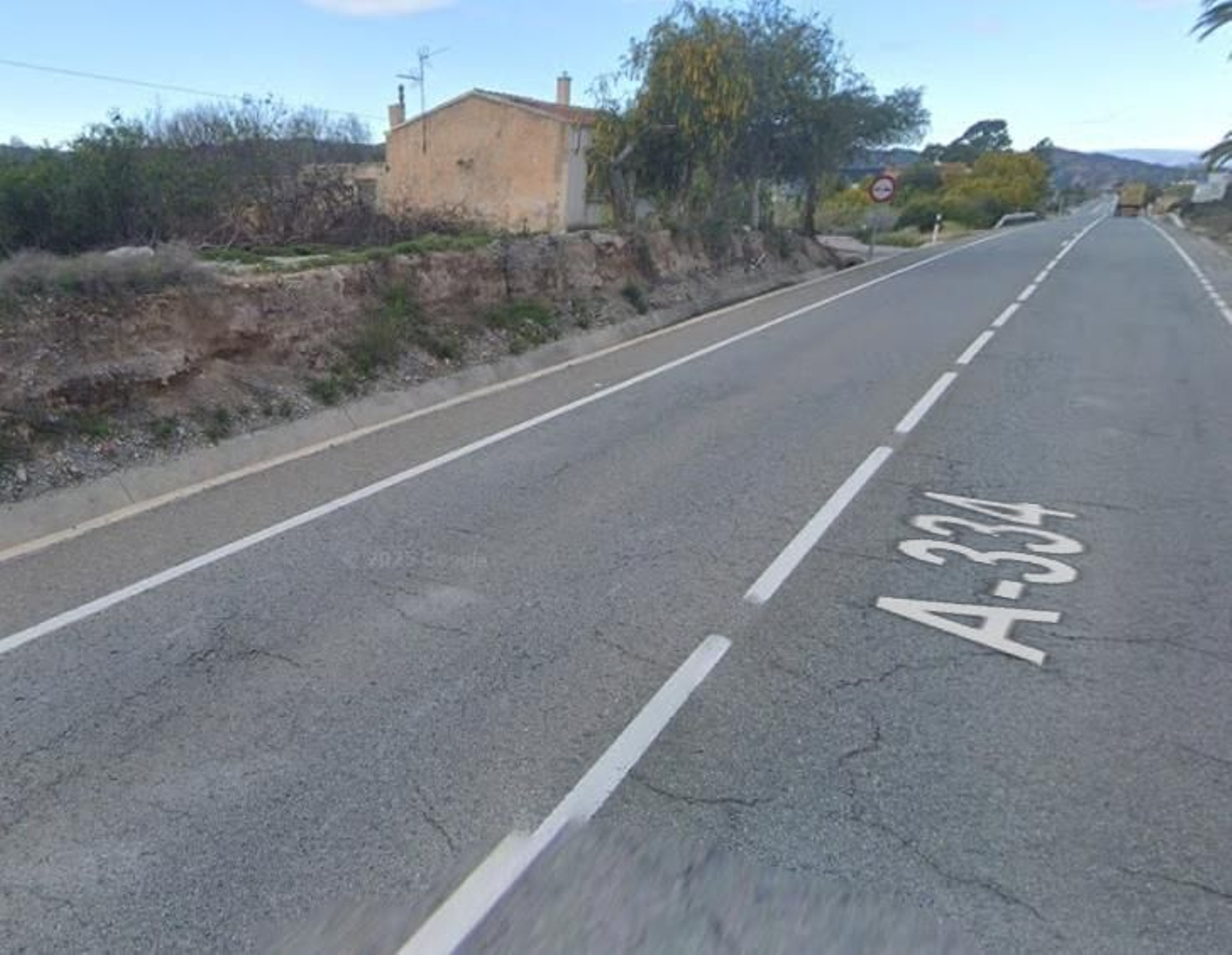 Lugar donde se ha producido el choque. Lugar donde se ha producido el choque.
