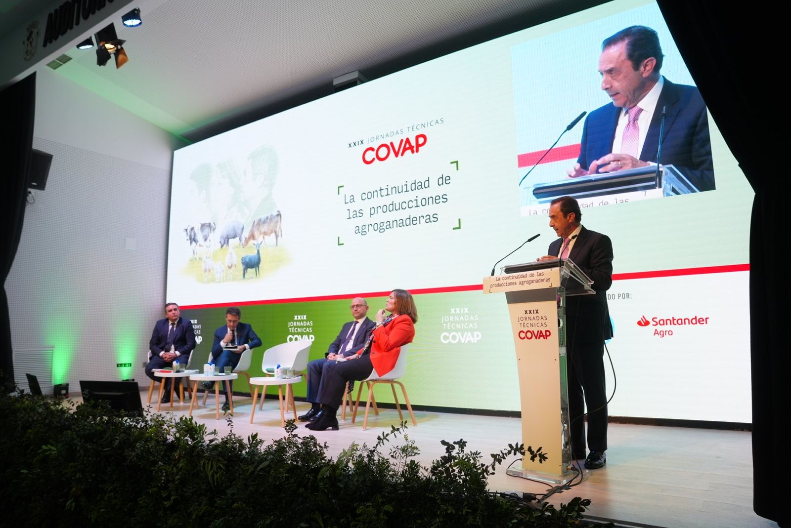 El presidente de Covap, Ricardo Delgado Vizcaíno, en la inauguración de las jornadas del año pasado.