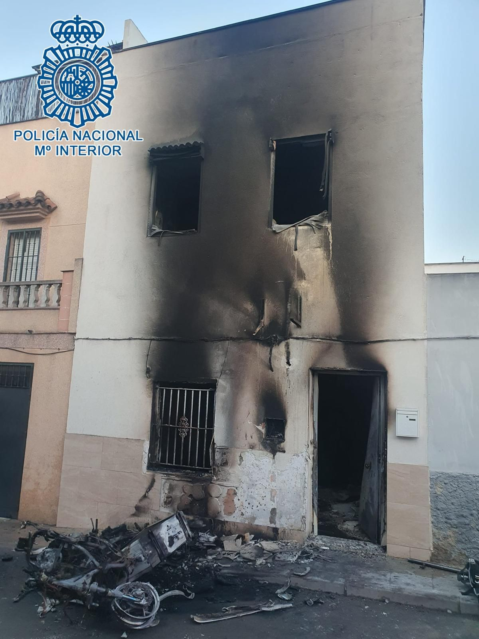 Vivienda en Picadueña Baja donde se localizó la plantación 'indoor' de marihuana.