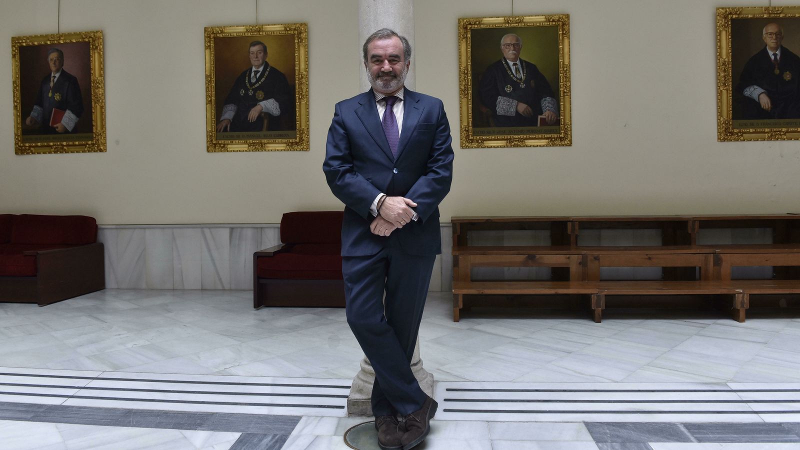 El decano de los abogados, Óscar Cisneros Marco.