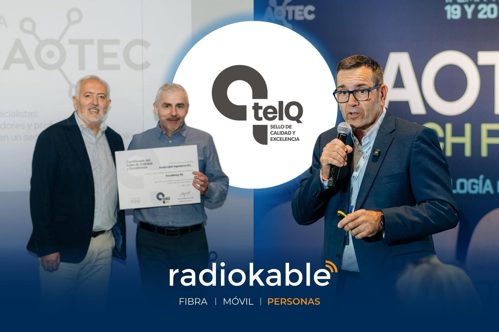 Radiokable, primer operador de Granada en obtener el Sello TEL-Q, celebra 18 años ofreciendo servicios de fibra y móvil con cercanía, confianza y excelencia.