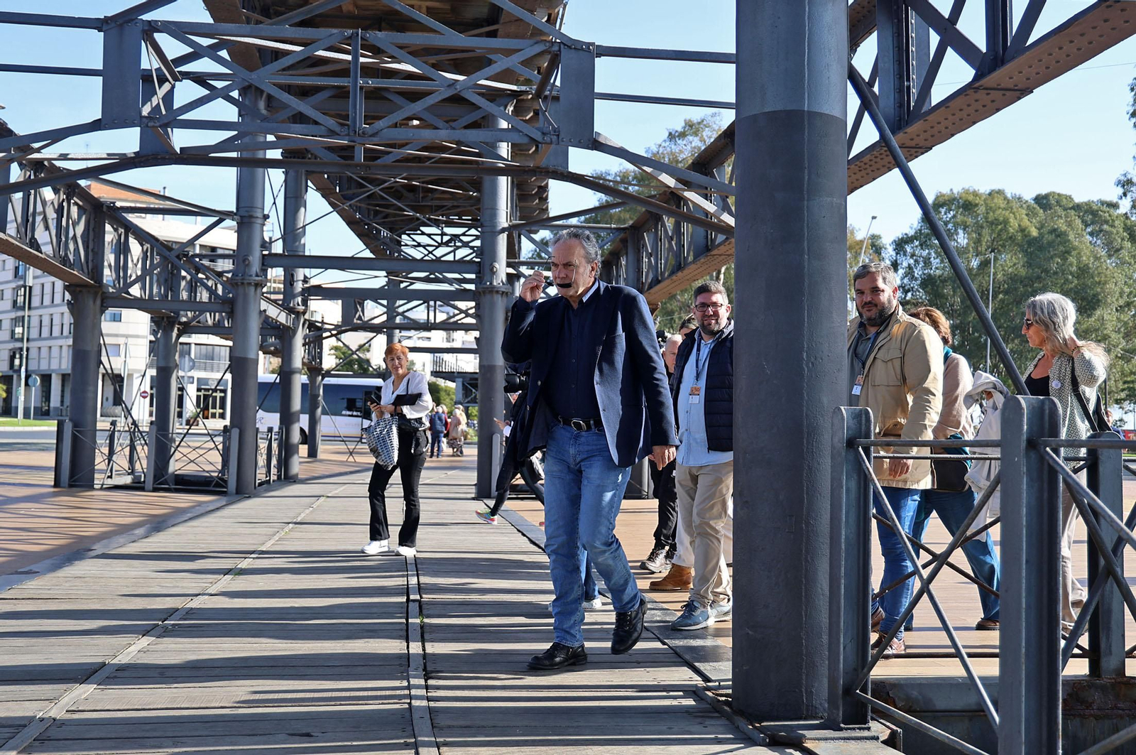 Encuentro y sesión de fotos con el actor José Coronado, Premio Ciudad de Huelva de la 50 edición del Festival de Huelva Cine Iberoamericano