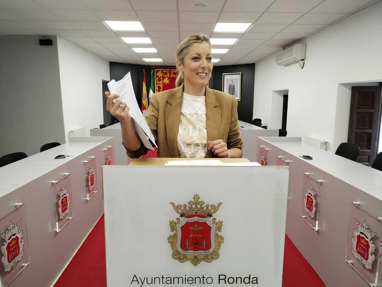 María del Carmen Martínez, delegada municipal de Contratación.