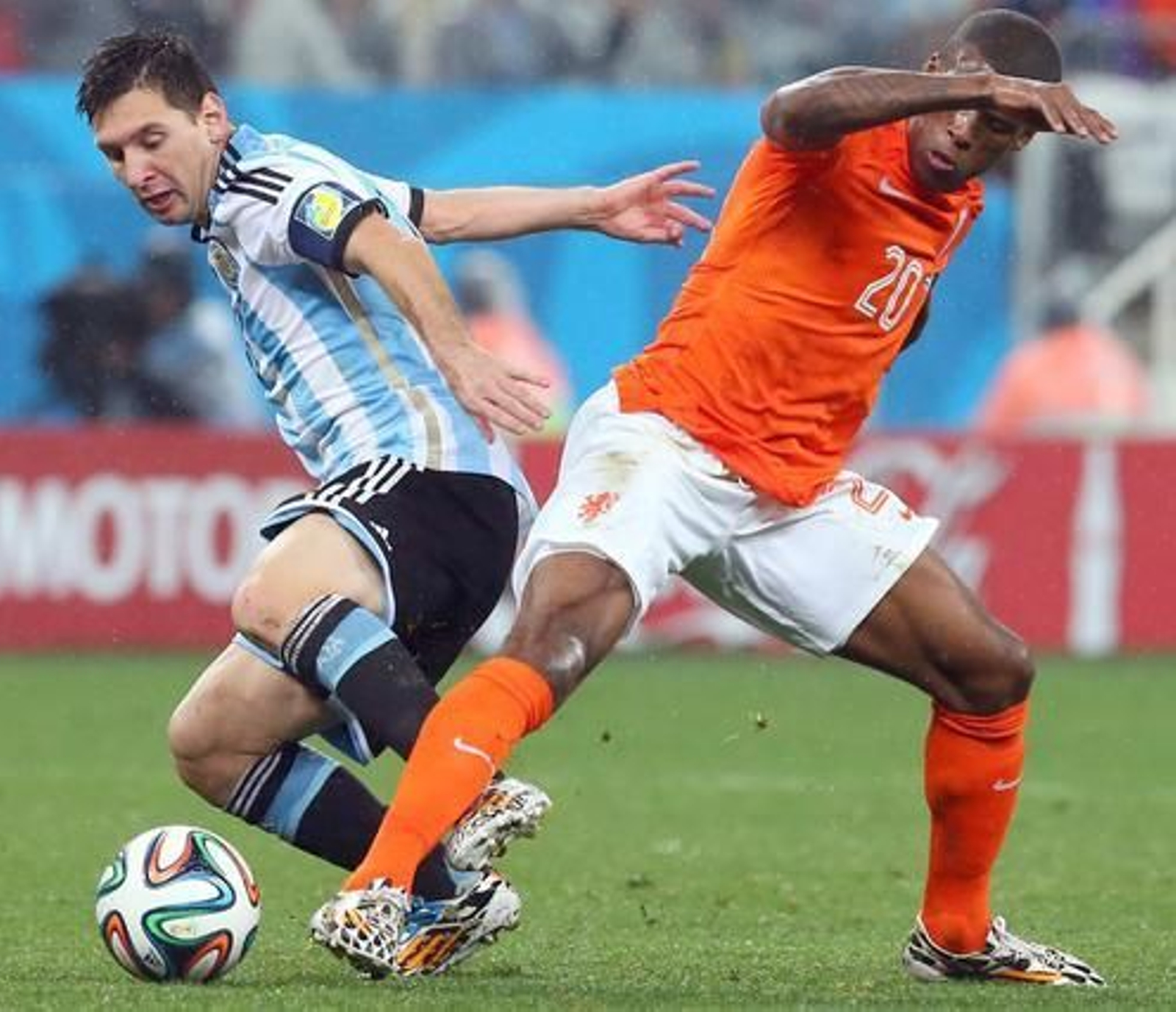 Las imágenes del Holanda-Argentina