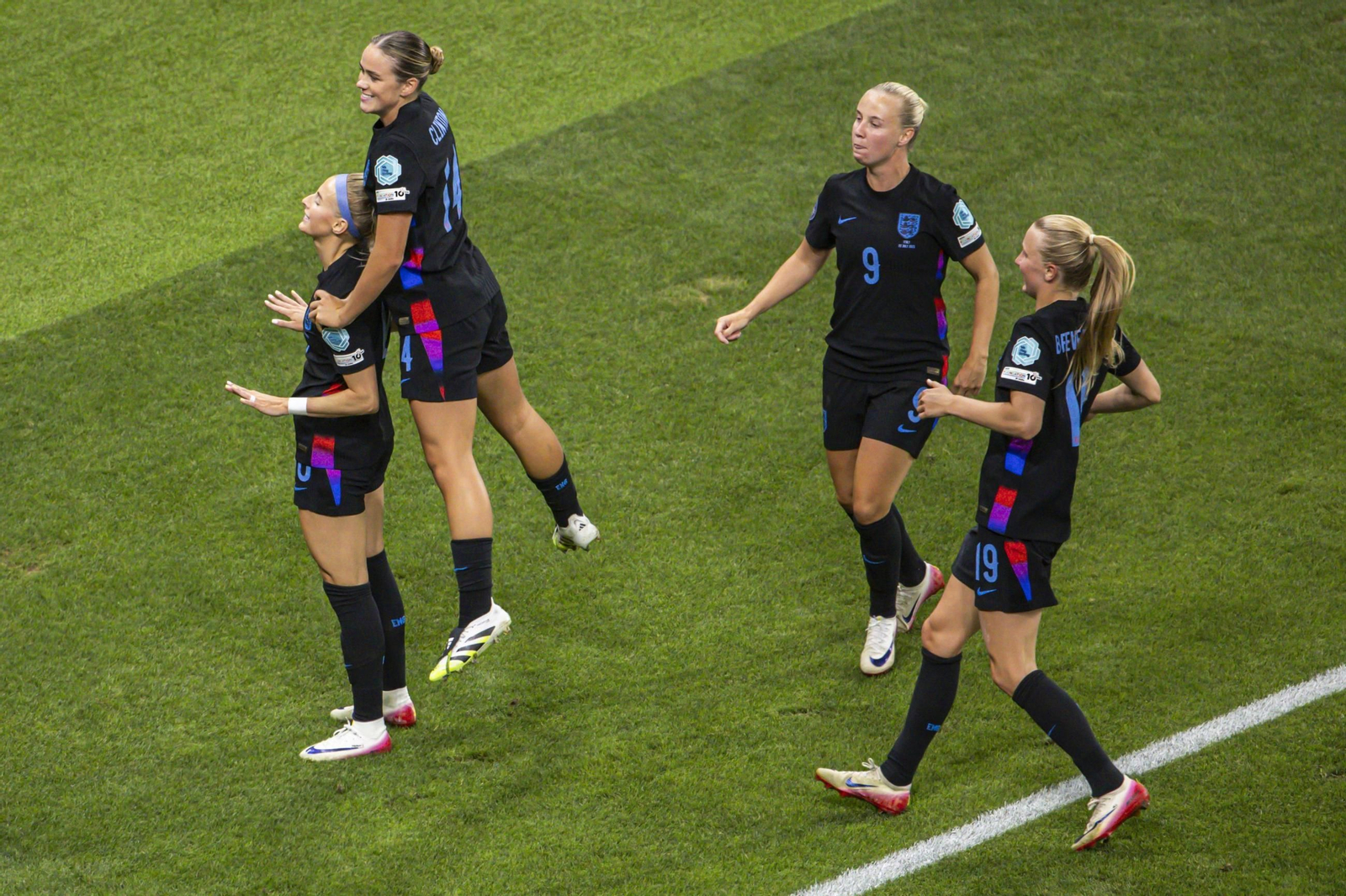 Las imágenes del Inglaterra-Italia