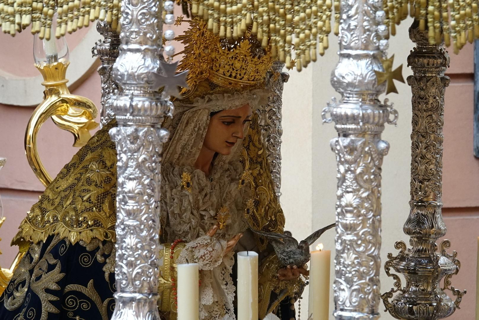 Las fotos de la Paloma, en el Miércoles Santo de Málaga