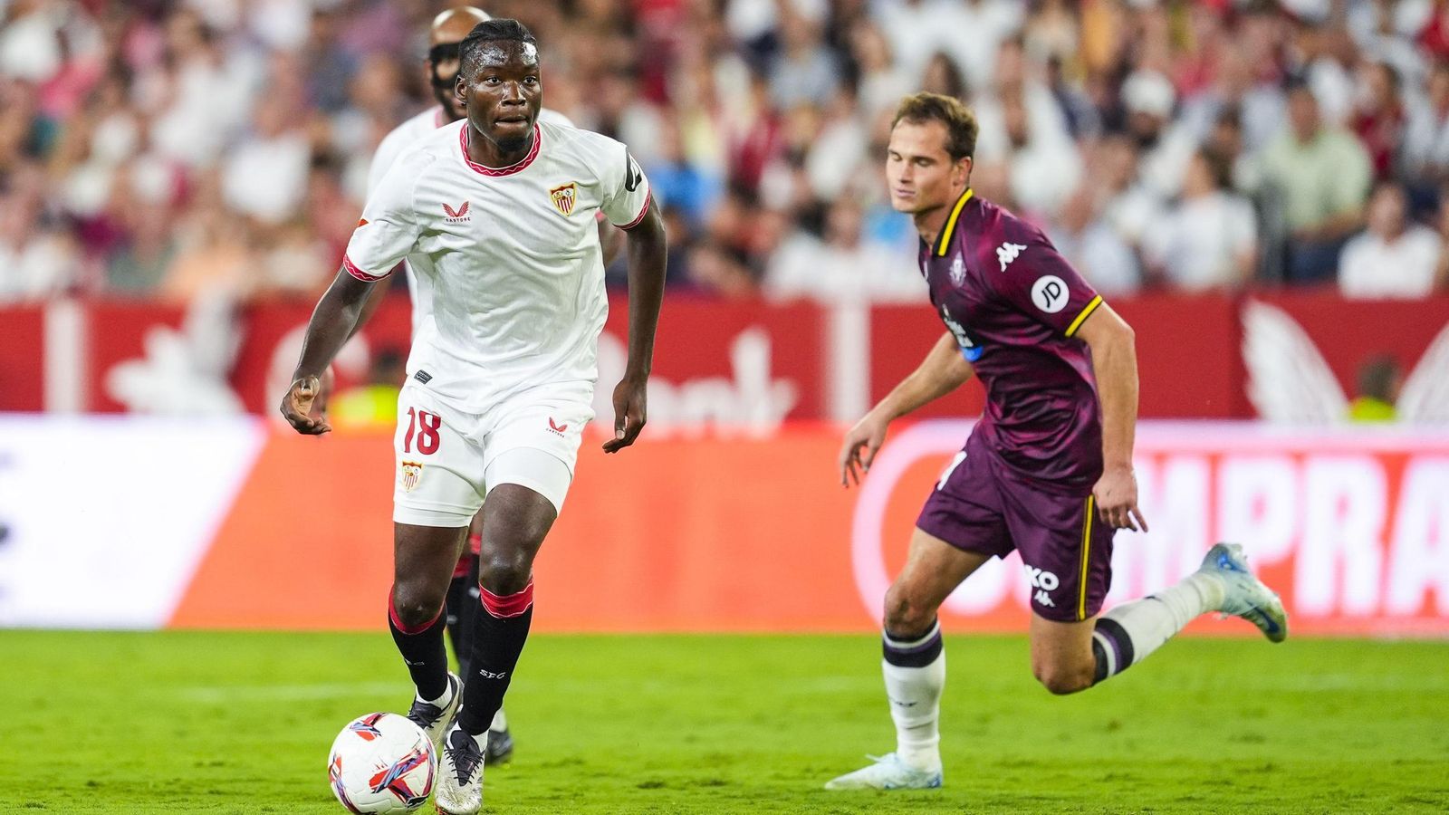 Las imágenes del Sevilla-Valladolid