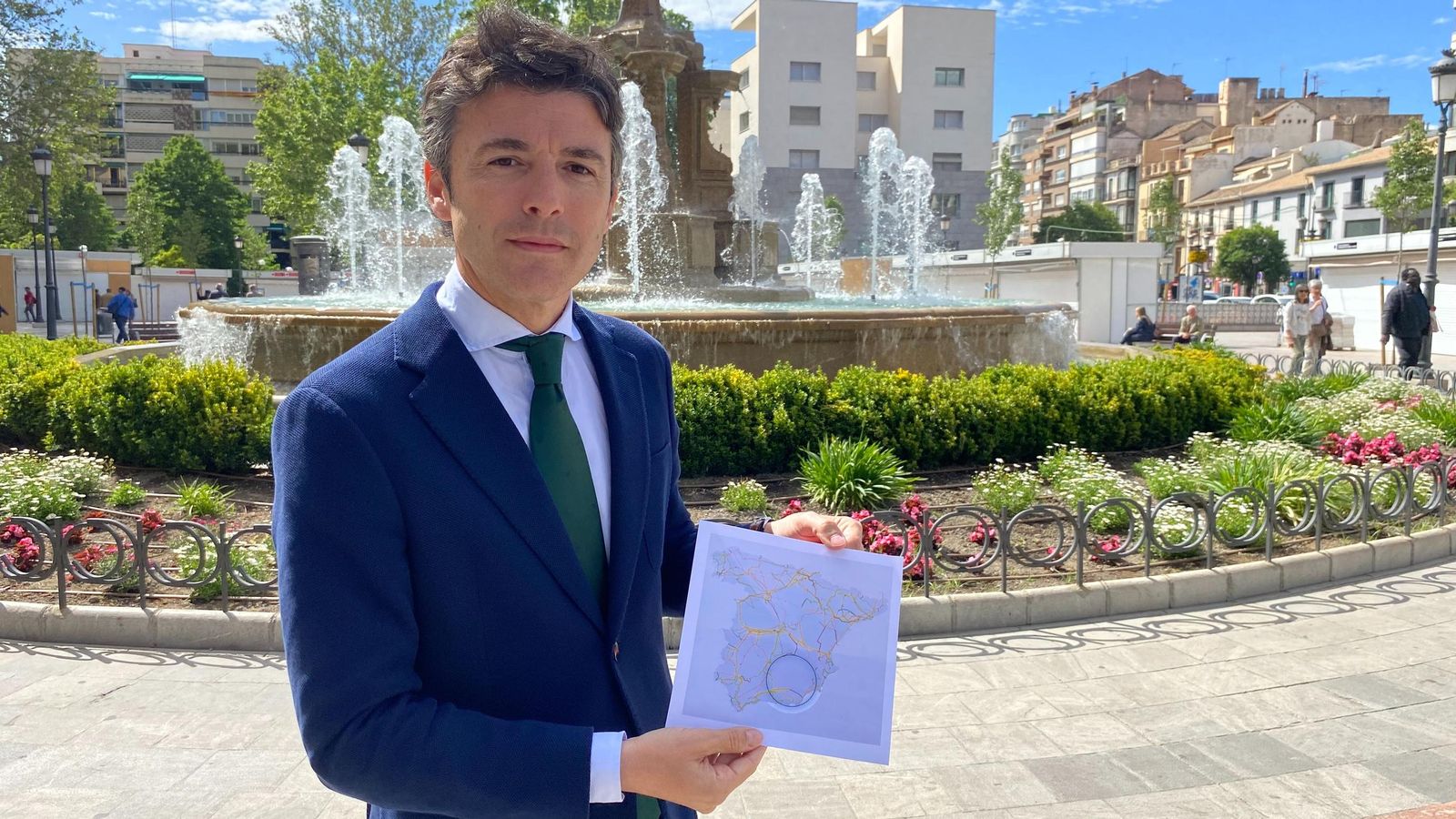 El secretario general del PP en la provincia, Jorge Saavedra