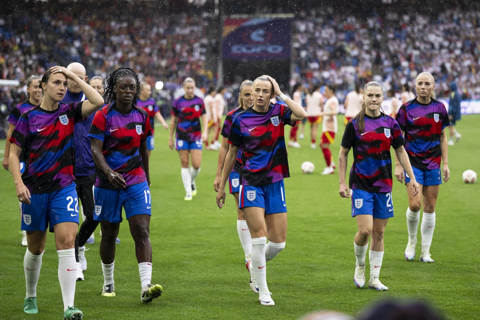 Las mejores imágenes de la final España - Inglaterra de la Eurocopa femenina