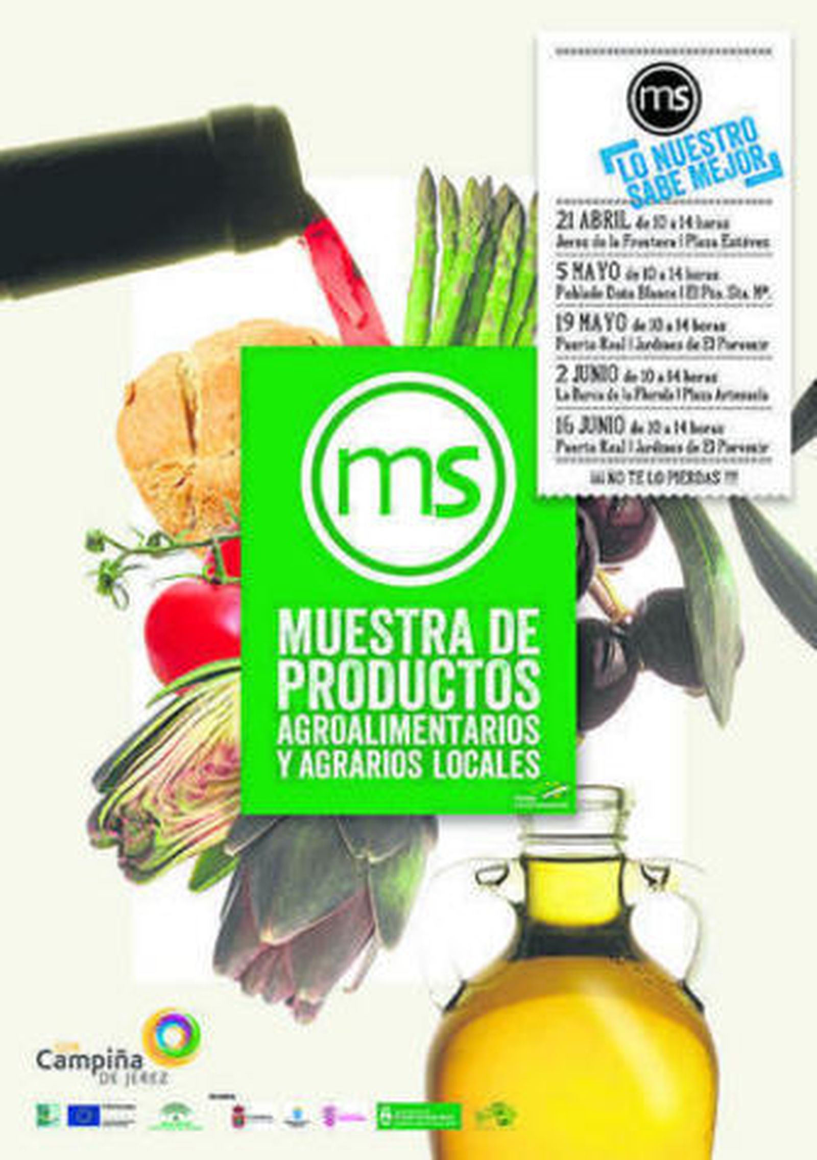 Cartel anunciador de las muestras que se inician este domingo en Jerez.