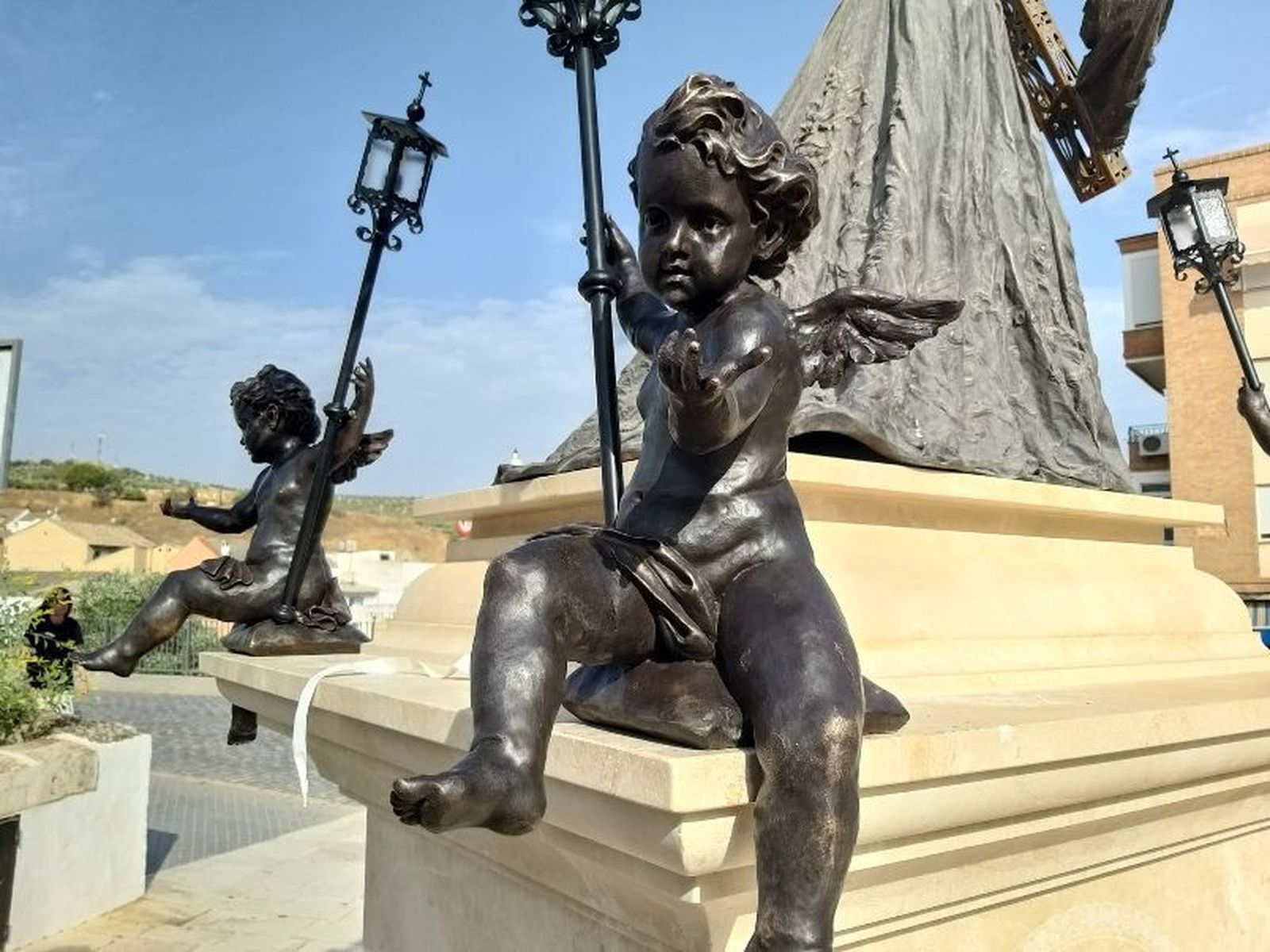 Los angelotes que acompañan a Nuestro Padre Jesús Nazareno en Puente Genil.