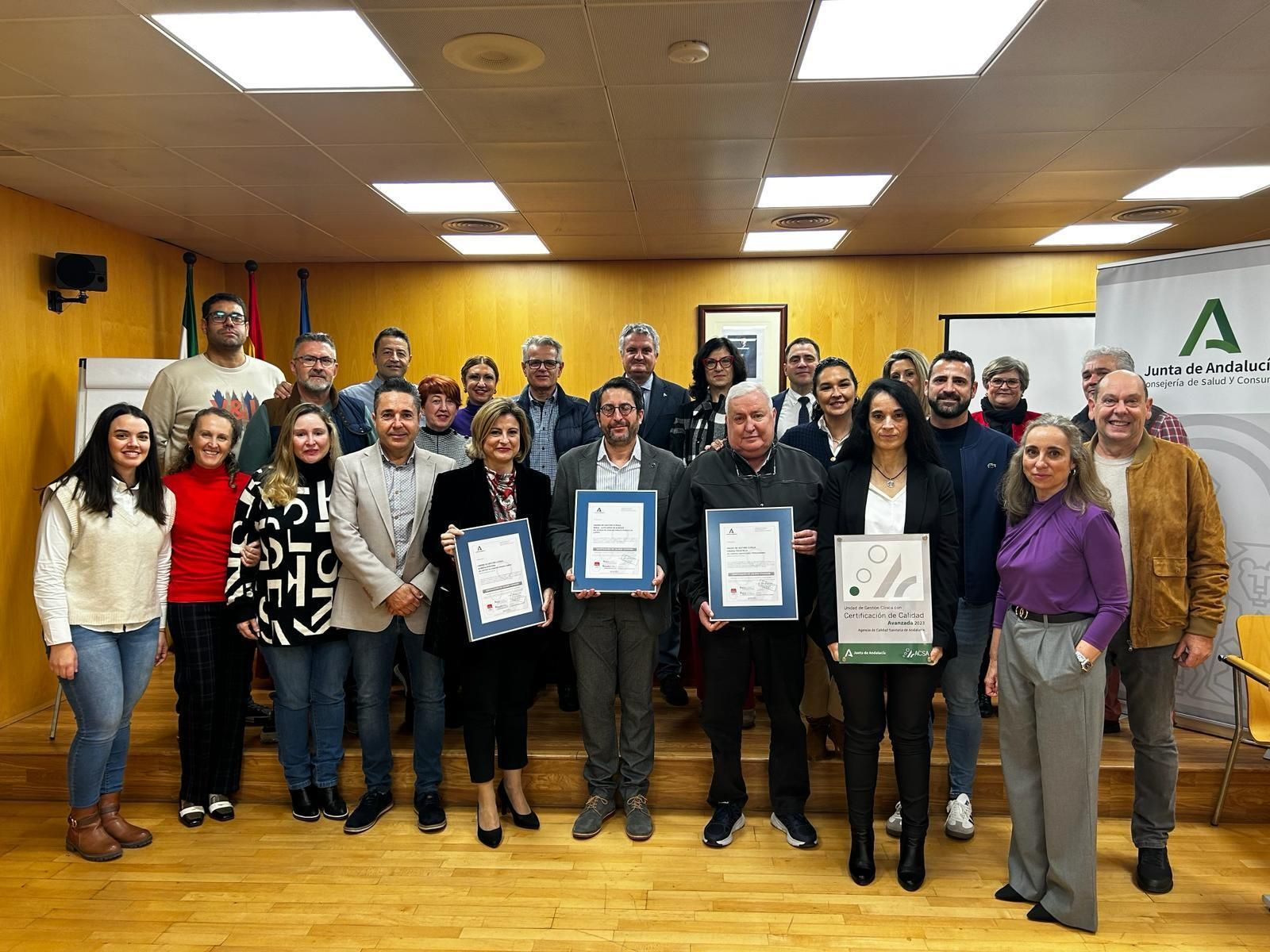 Almería consolida la calidad de sus servicios sanitarios con la certificación de tres unidades sanitarias