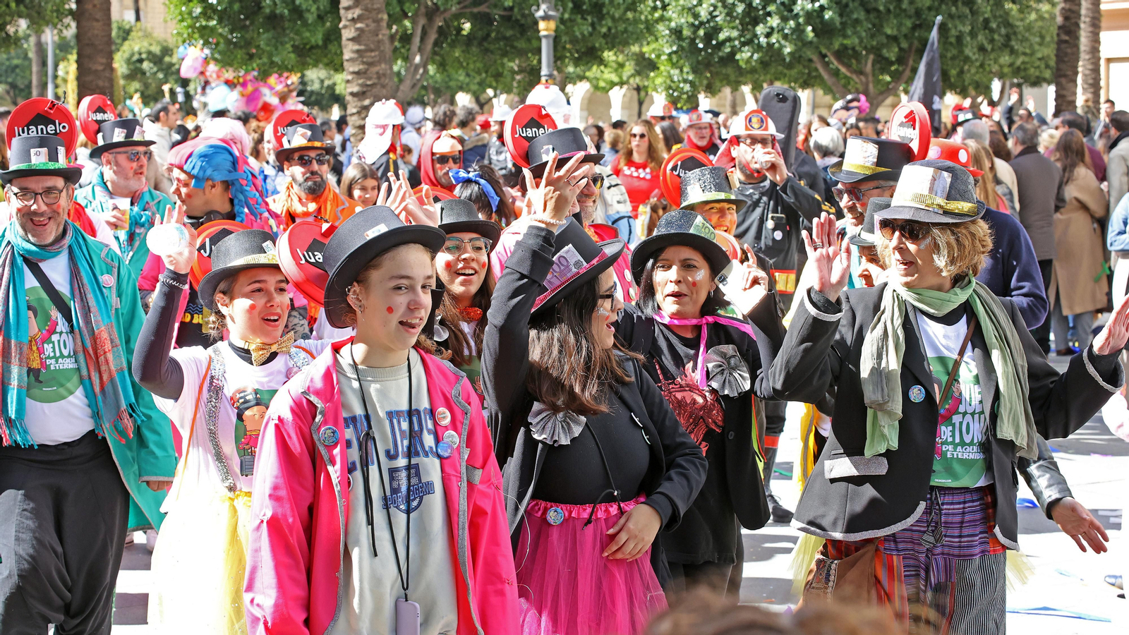 Pasacalles por el Carnaval en Jerez