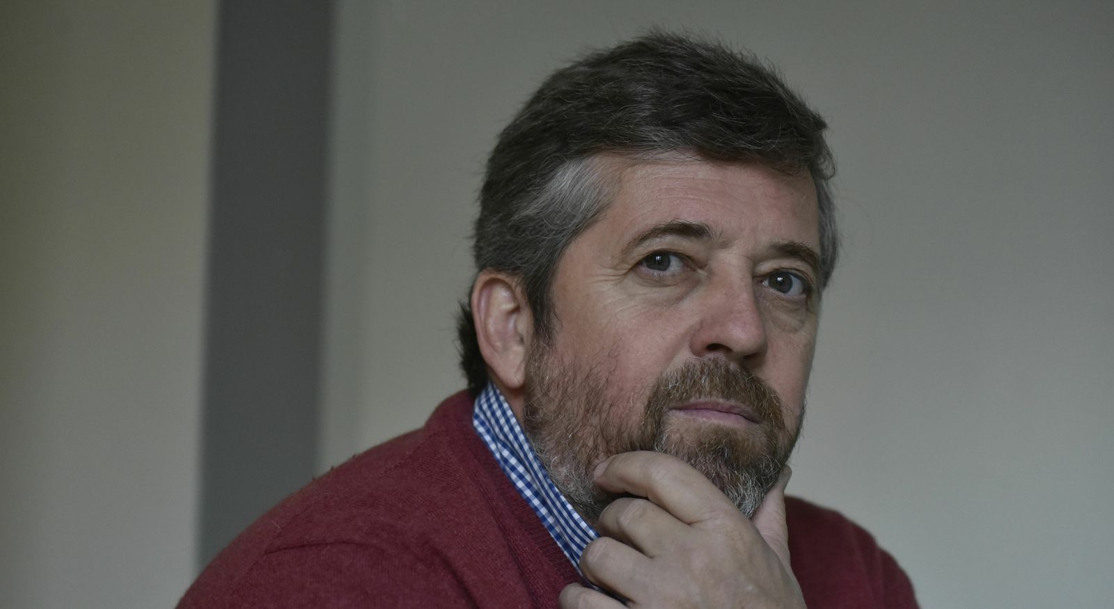 Pedro Díez posa para la entrevista.