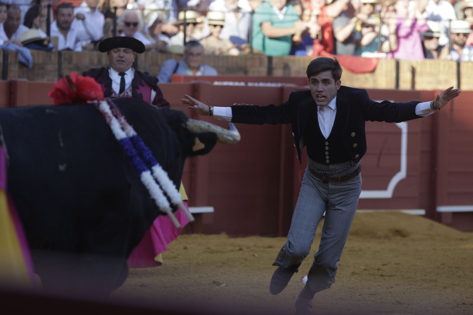 Imágenes de la corrida de rejones en la Maestranza de Sevilla