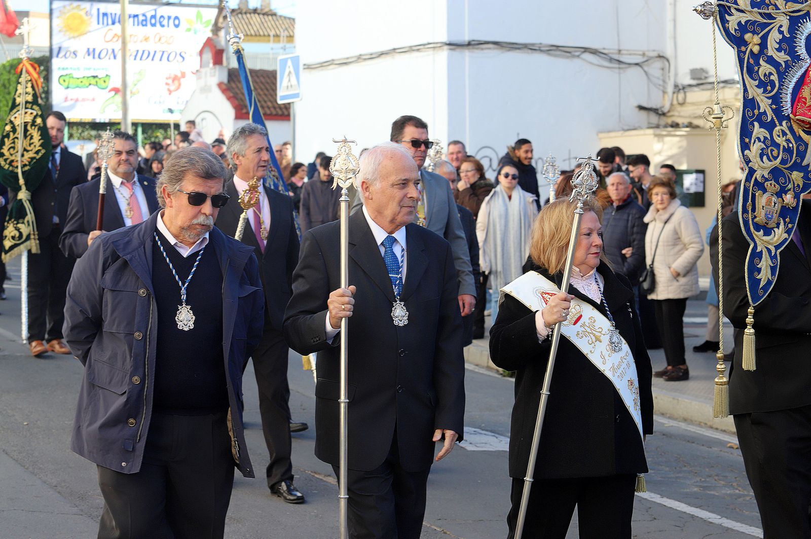 Imágenes de la procesión de San Sebastián en Huelva