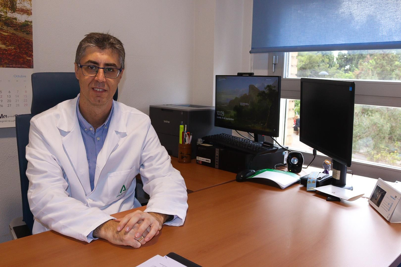 David Hernández, urólogo del Hospital Regional de Málaga.