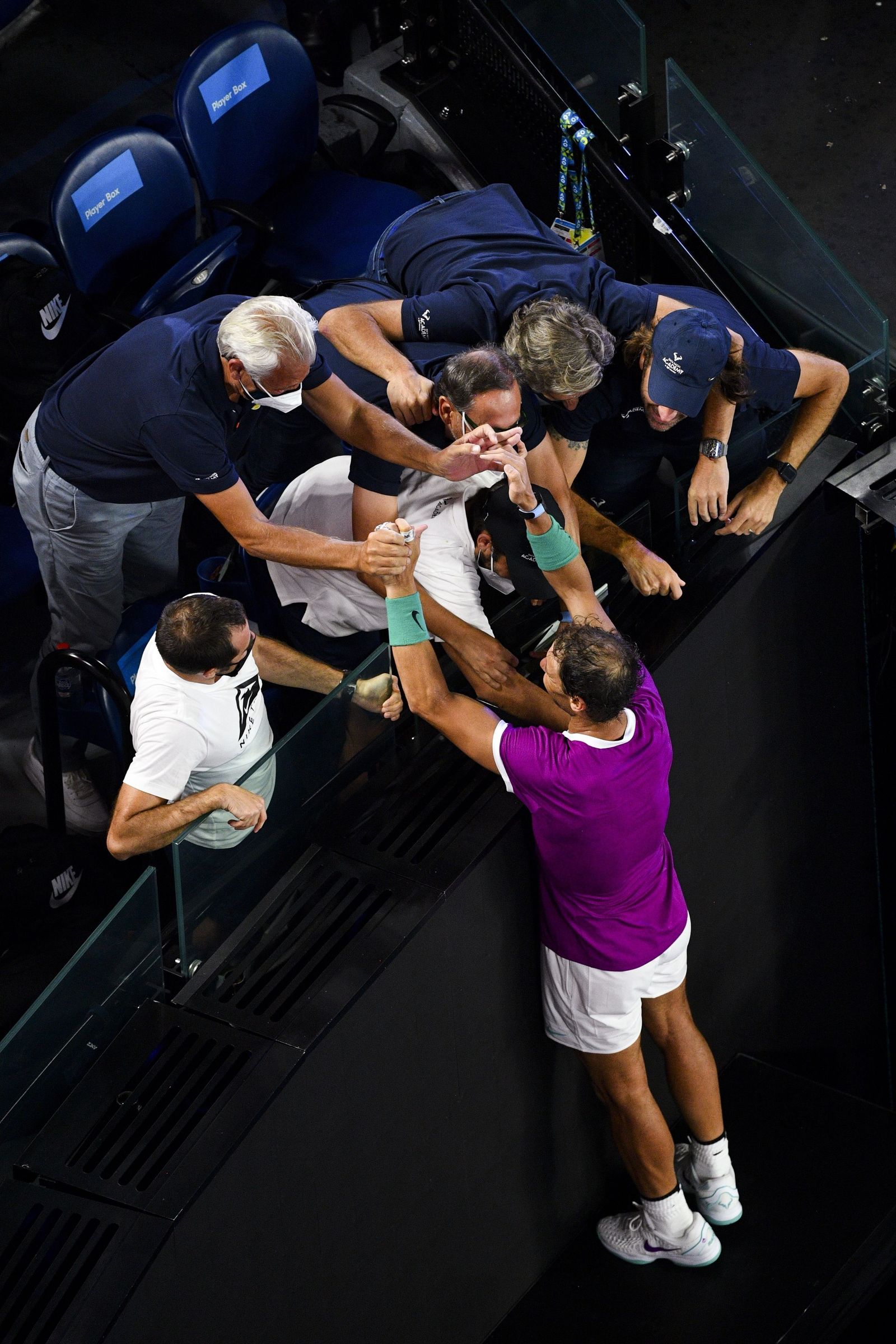 Las imágenes del histórico triunfo de Nadal sobre Medvedev (y 8)