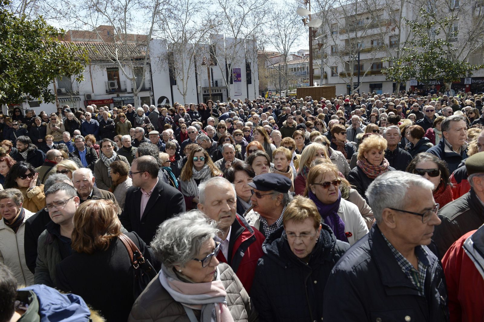 Concentración en Getafe por los niños muertos.