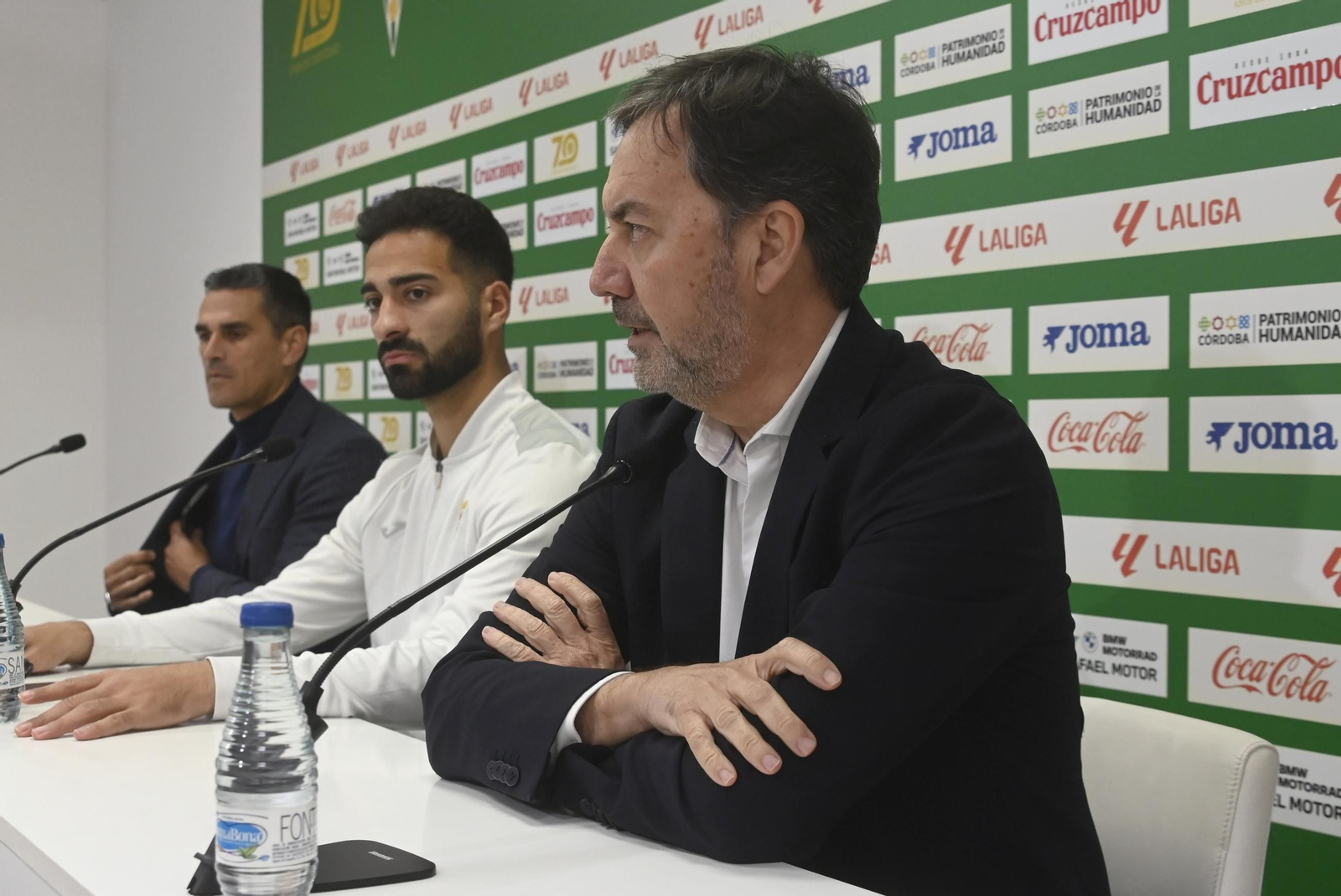 Las mejores fotos de la presentación de Corbo, Pedro Ortiz y Rubén Alves como nuevos jugadores del Córdoba CF