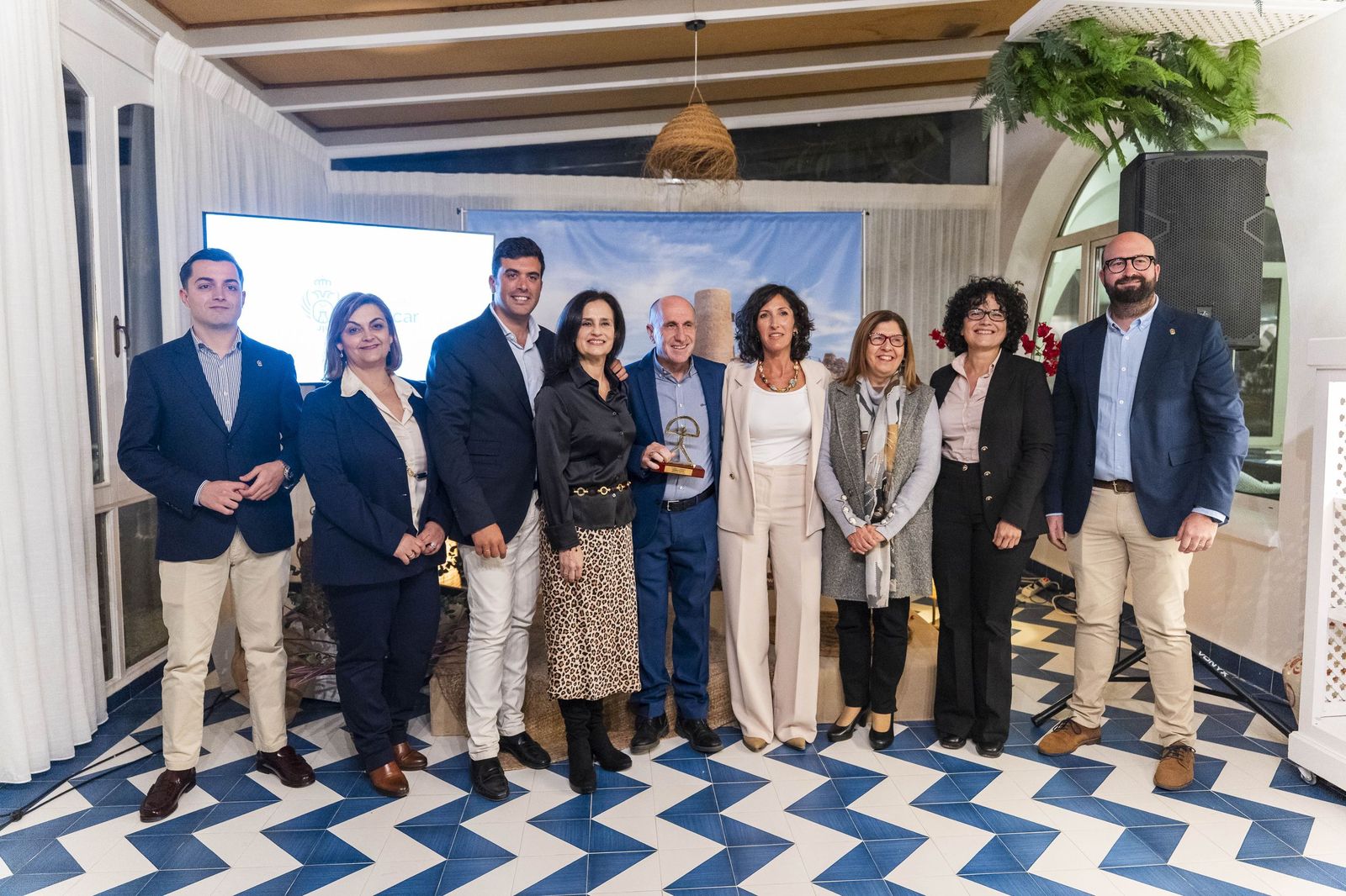 La presentación de 'Mojácar Sostenible' y la entrega del Indalo de Oro a Ricardo Escudero, en imágenes