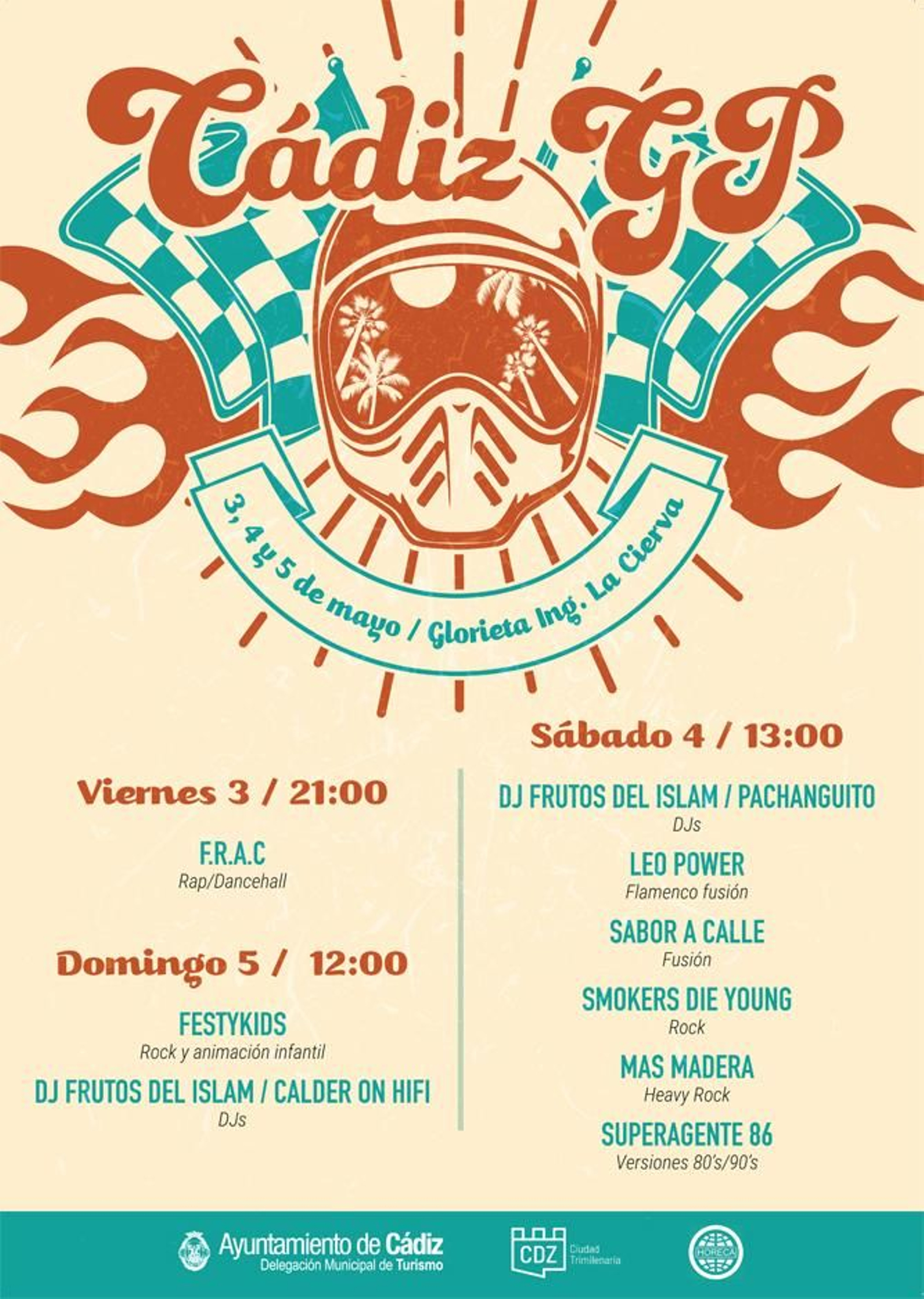 Cartel anunciador de la actividad Cádiz CP.